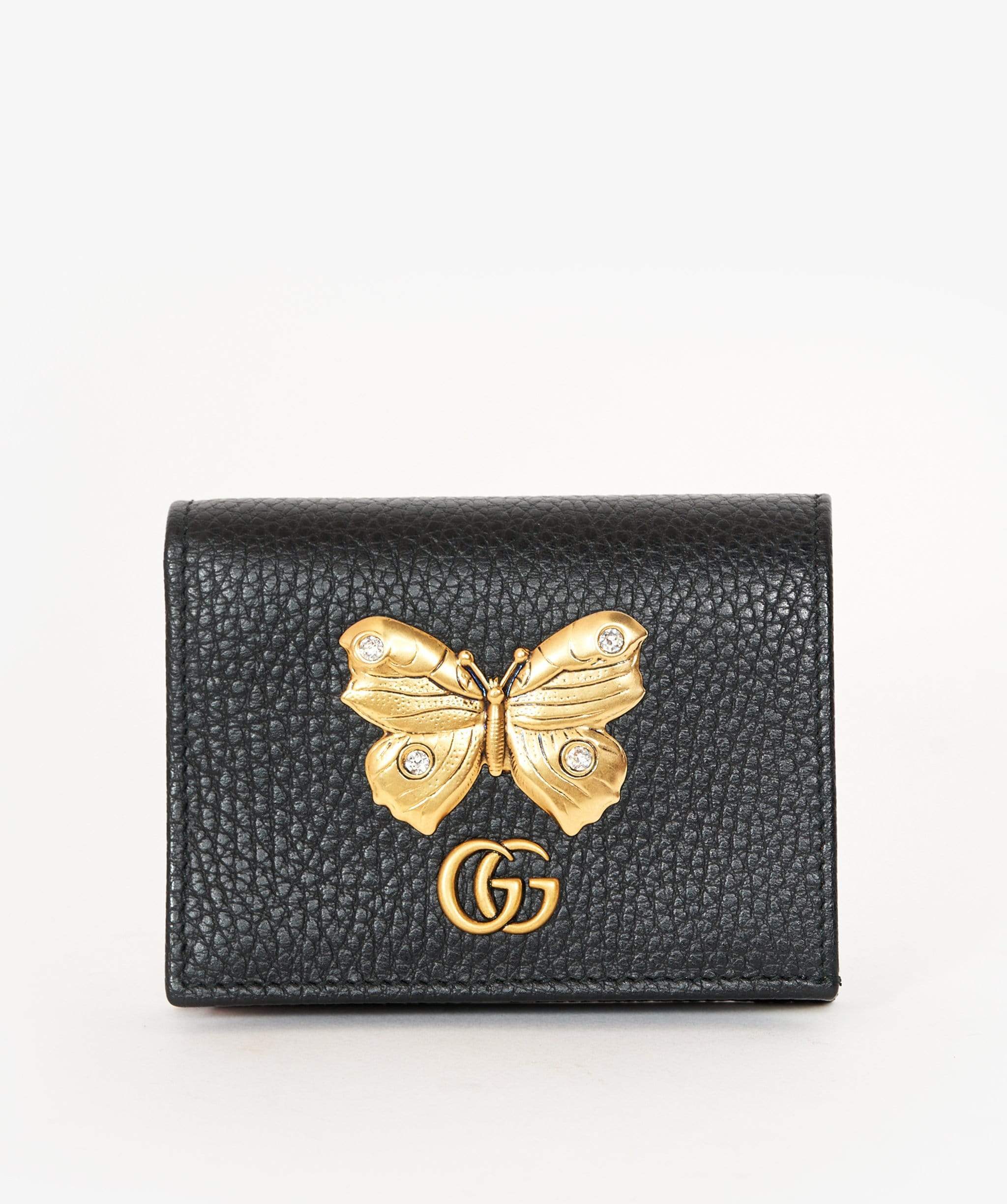 Gucci Black wallet with butterfly LuxuryPromise