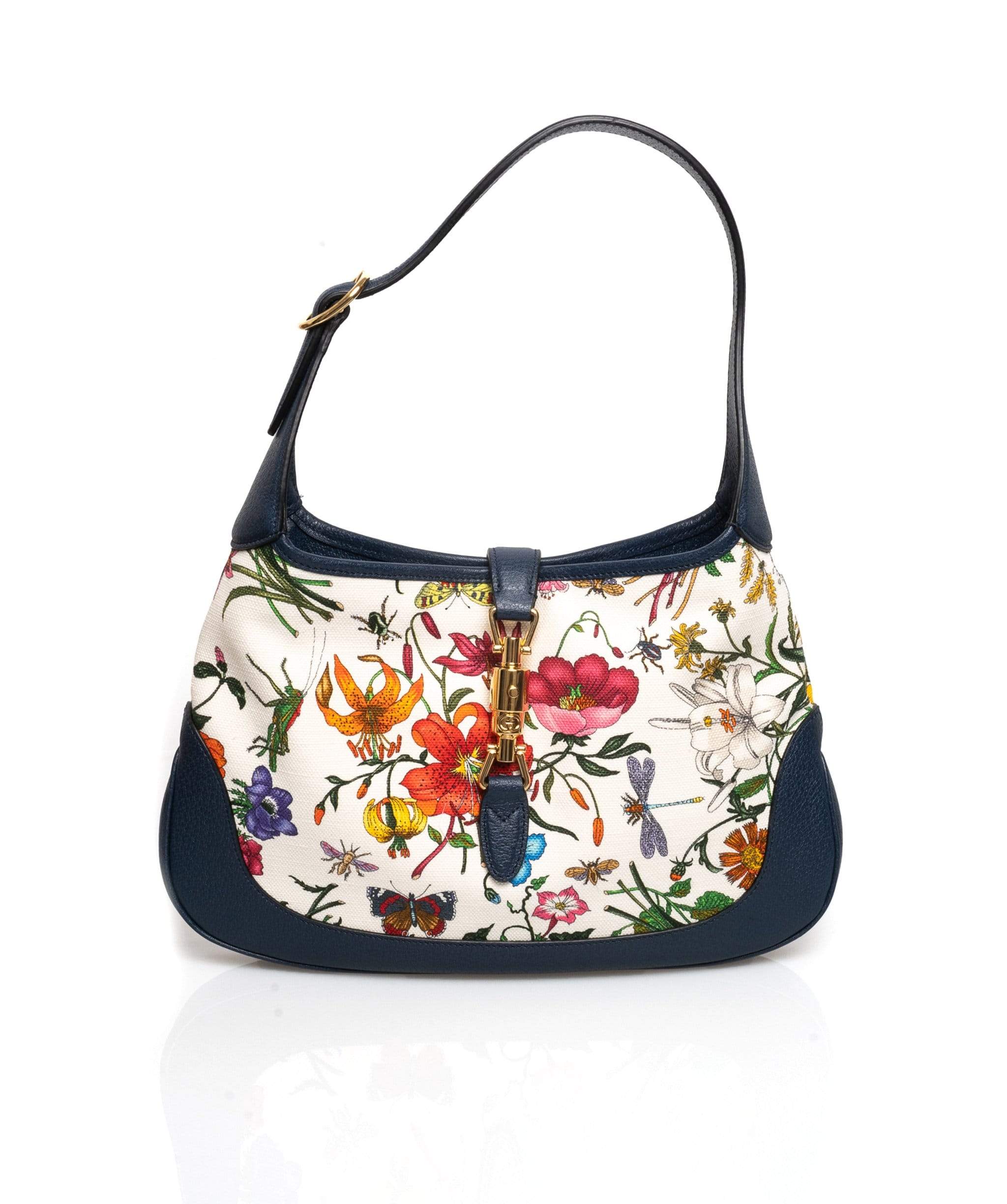 Hobo Bag Gucci Pouch Floral Gucci Tasche Blumenstickerei GUCCI