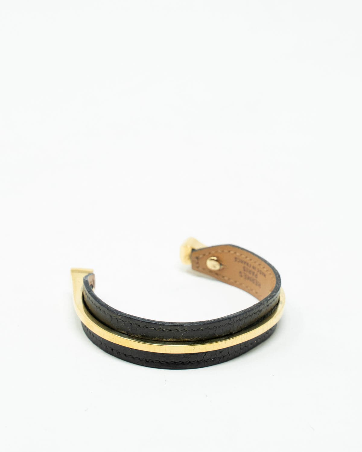 Hermes black cuff bracelet Clearance