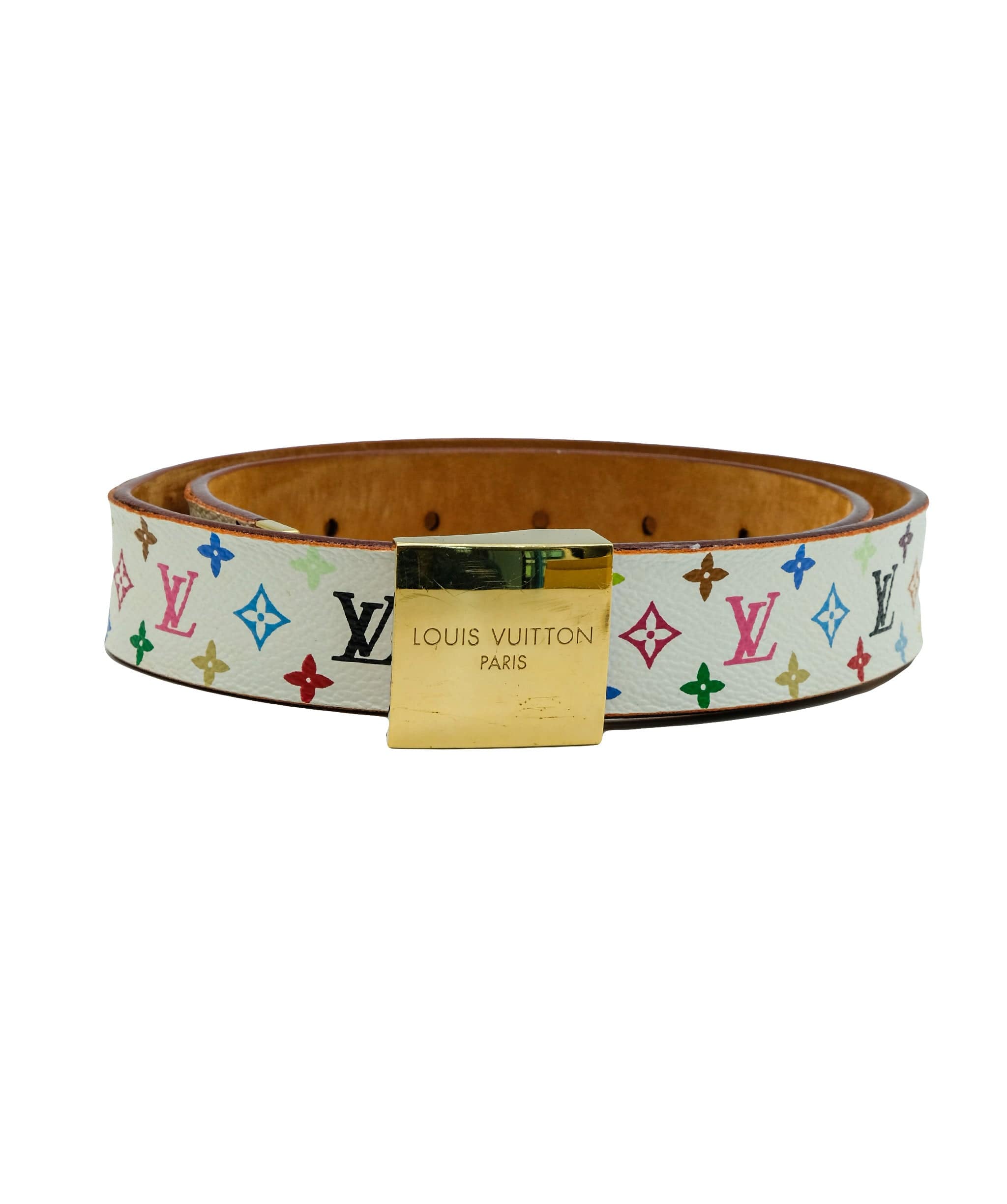 Louis Vuitton Murakami Monogram Multicolor Belt - size 90 ○ Labellov ○ Buy  and Sell Authentic Luxury