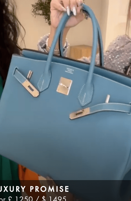 Hermes Blue Jean Birkin 50 Bag – The Closet