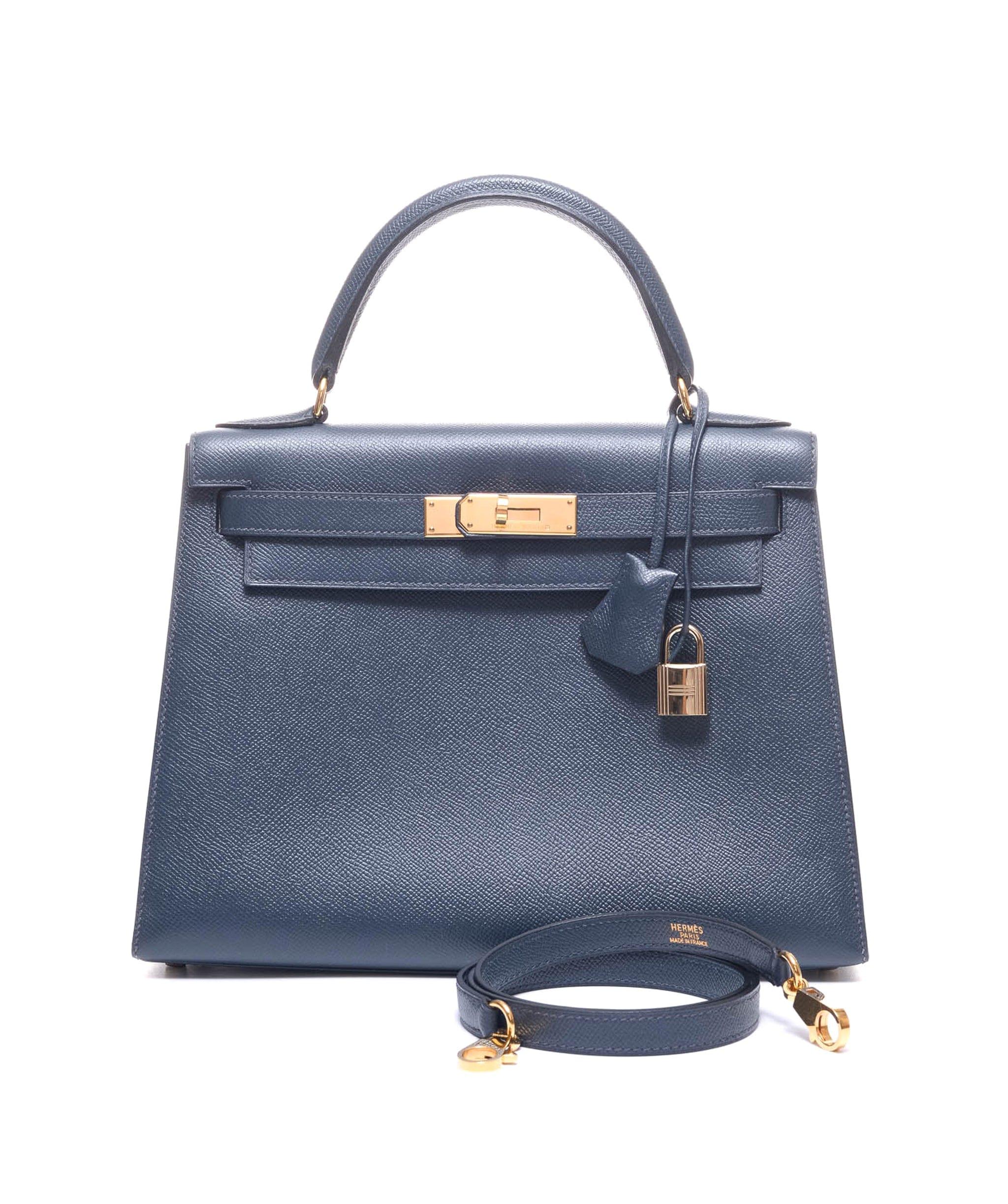 Hermès Birkin 25 Epsom Blue Sapphire GHW - Kaialux