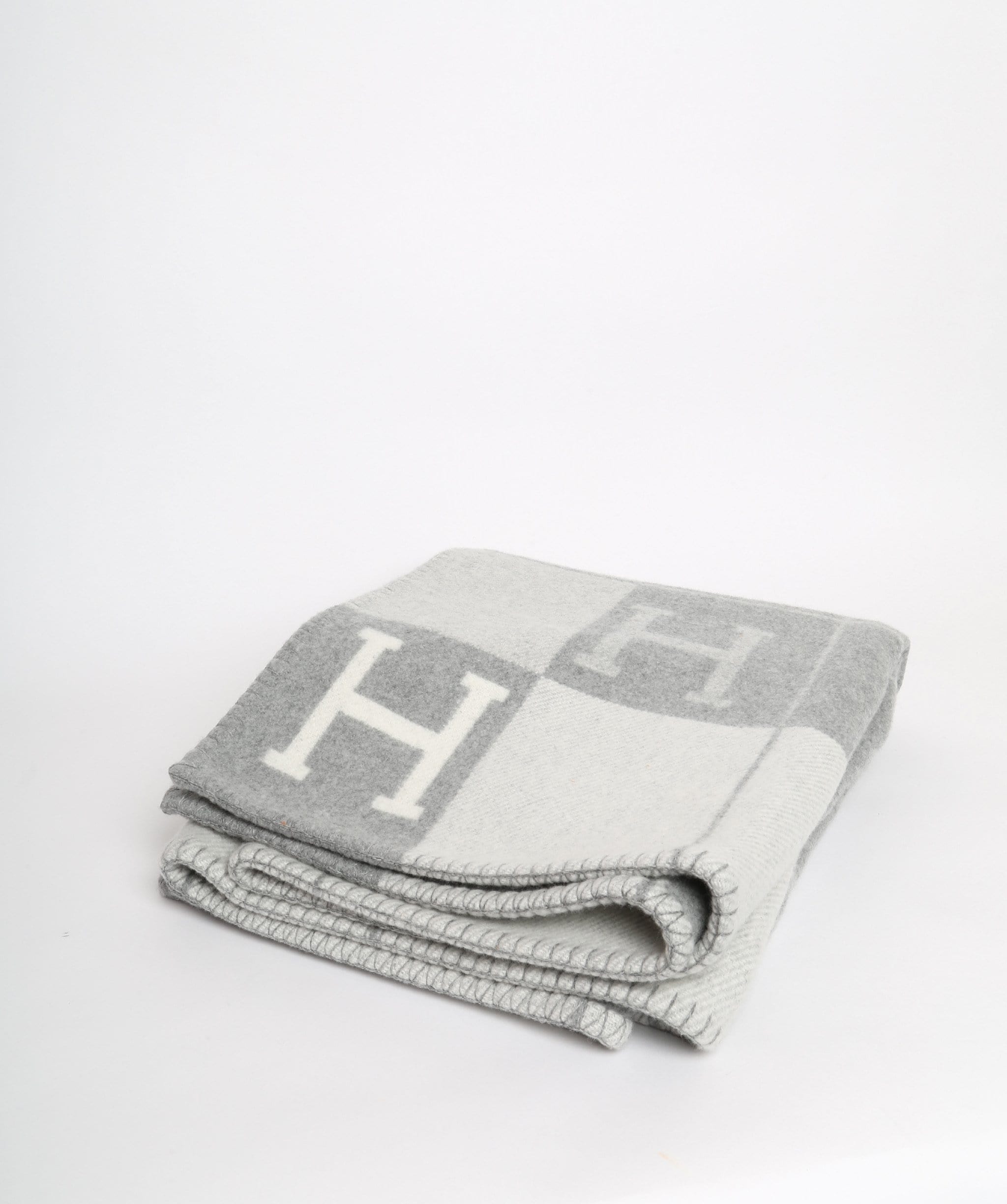 Hermes gray blanket Clearance