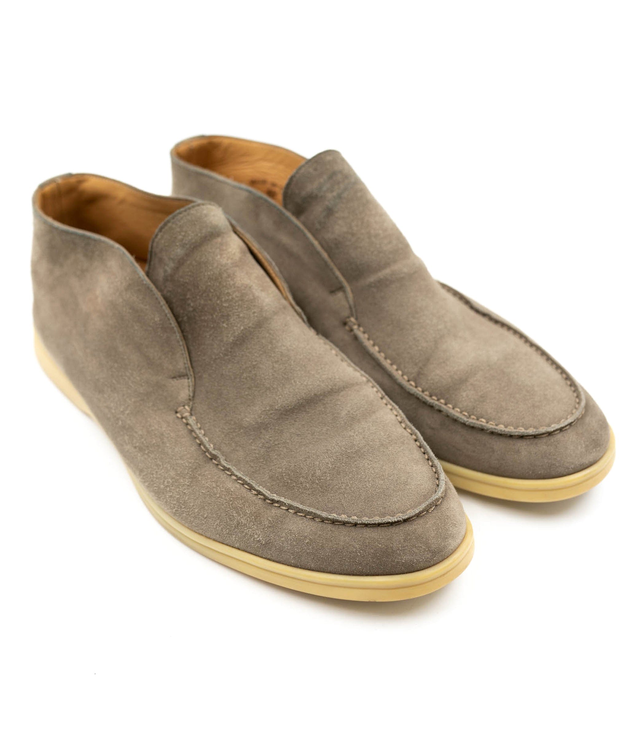 Loro Piana Loro Piana Men's Open Walk Ankle Boot in Light Grey size 43 AGC1301