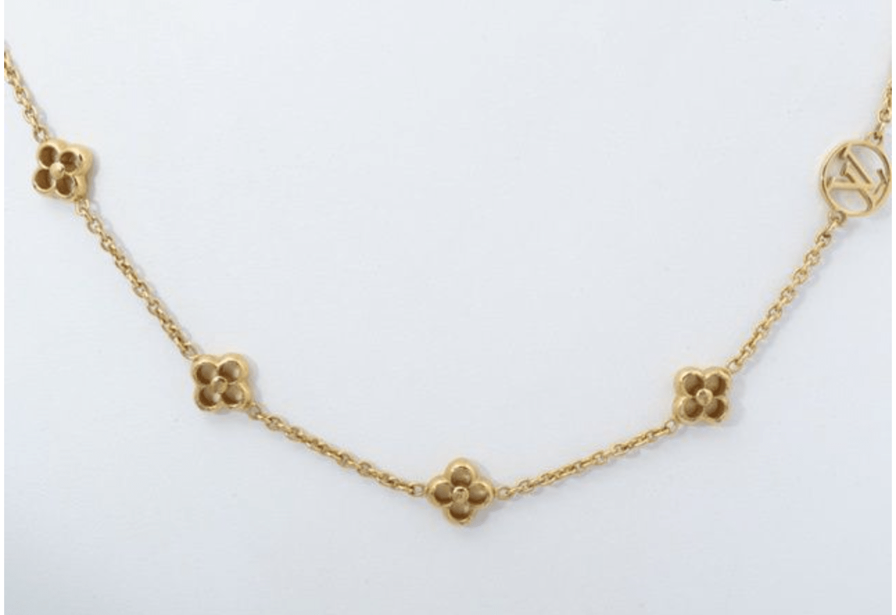 Louis Vuitton Necklace Flower
