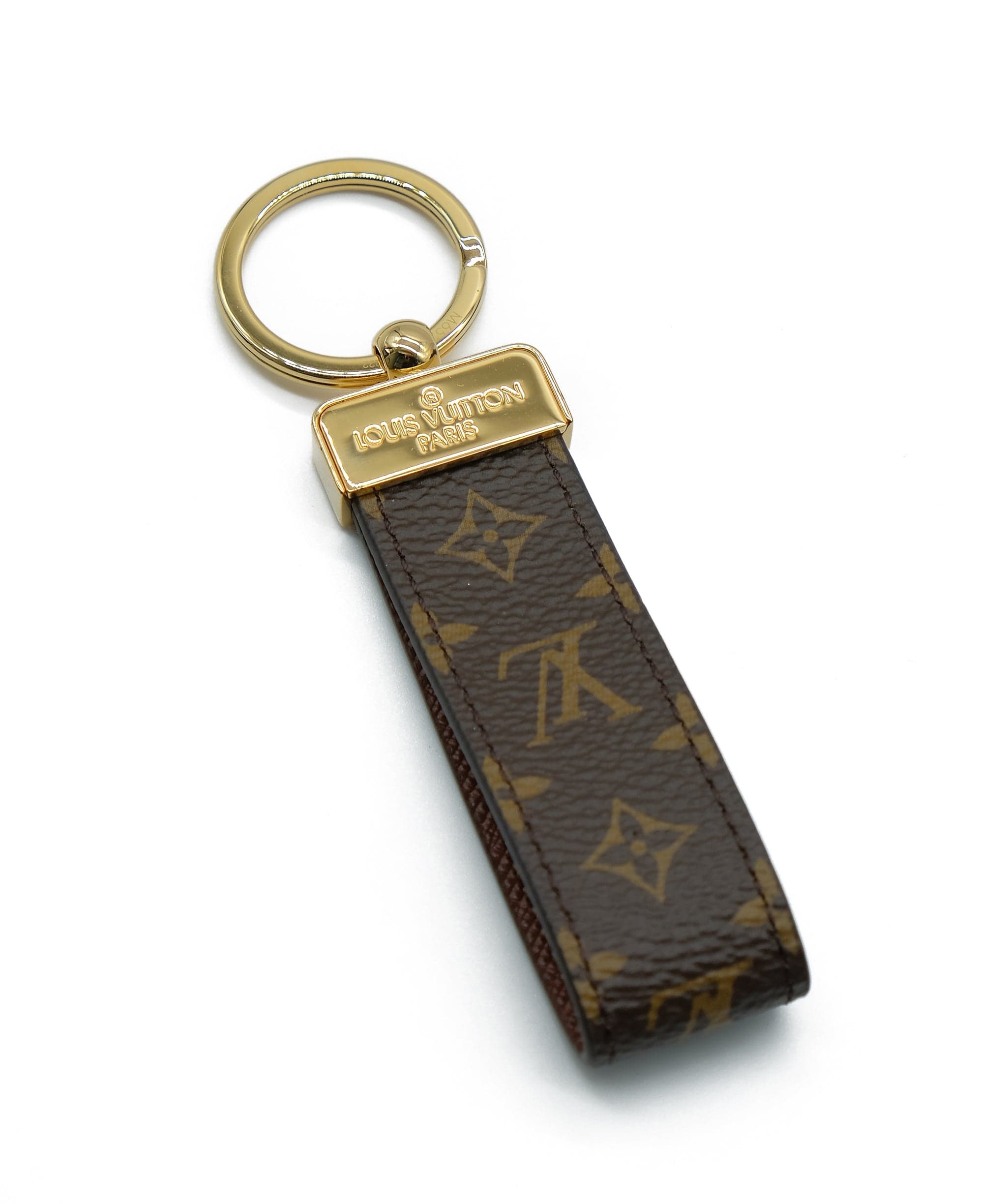 Louis Vuitton Monogram Gold Key Chain REC1193