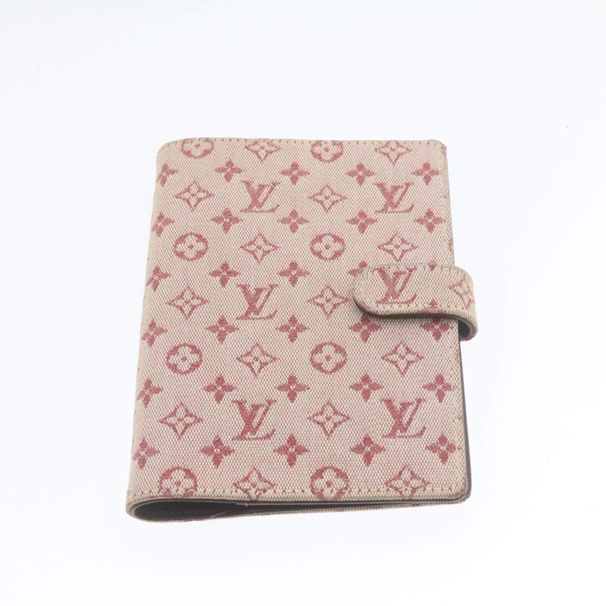 LOUIS VUITTON Monogram Ideal Agenda PM Day Planner Cover Red