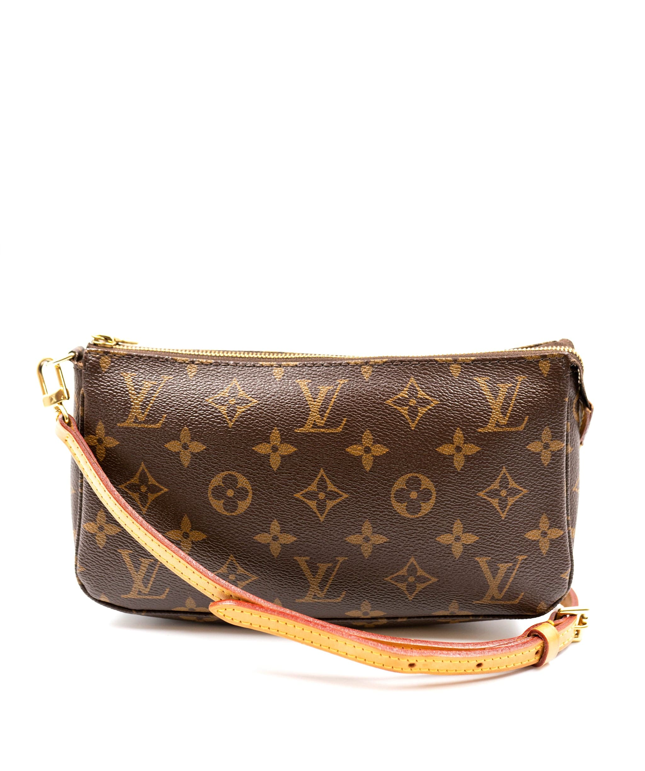 Louis Vuitton Pochette with shoulder strap and crossbody.