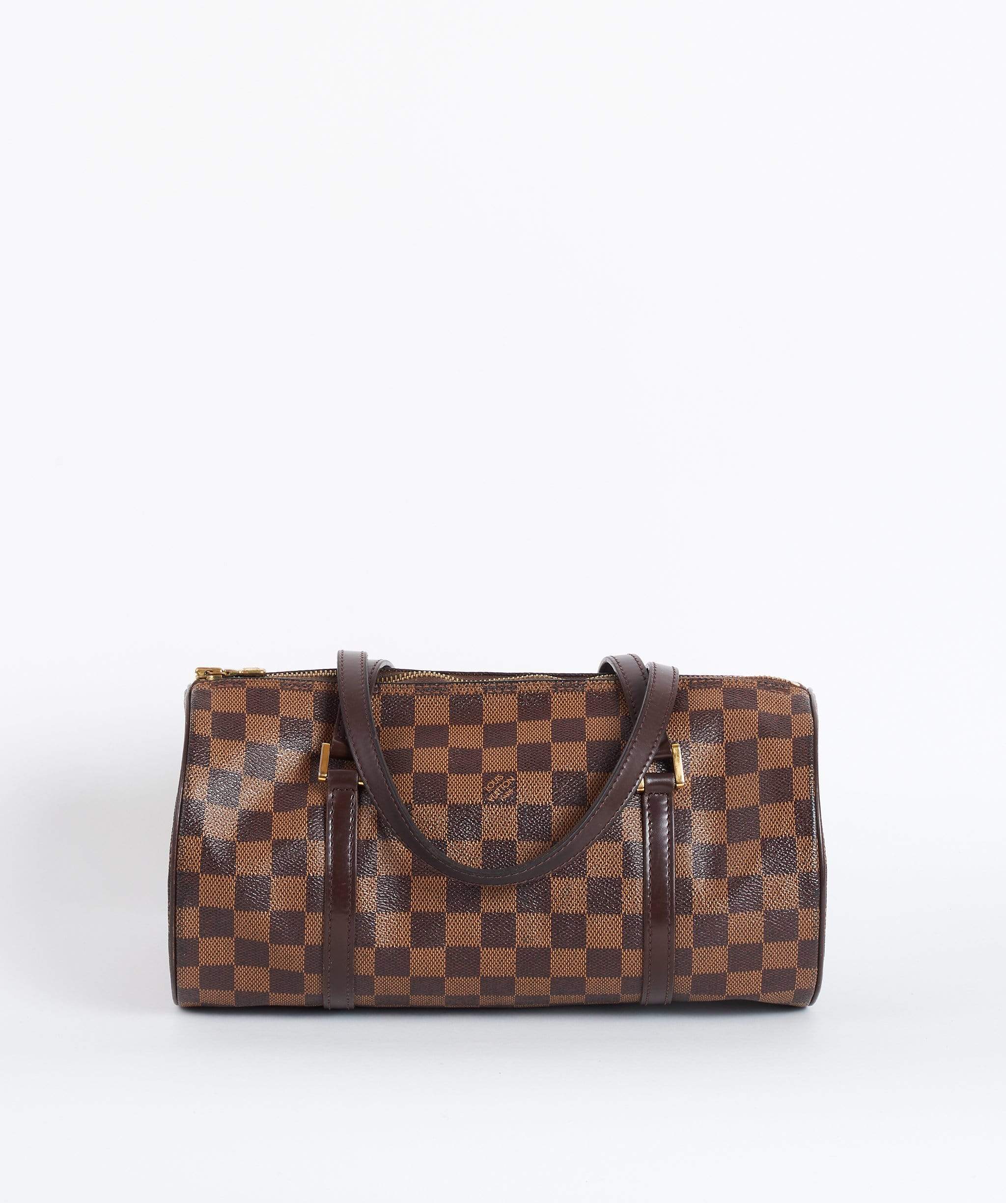 Louis Vuitton Damier Ebene Papillon Handbag W/Pouch