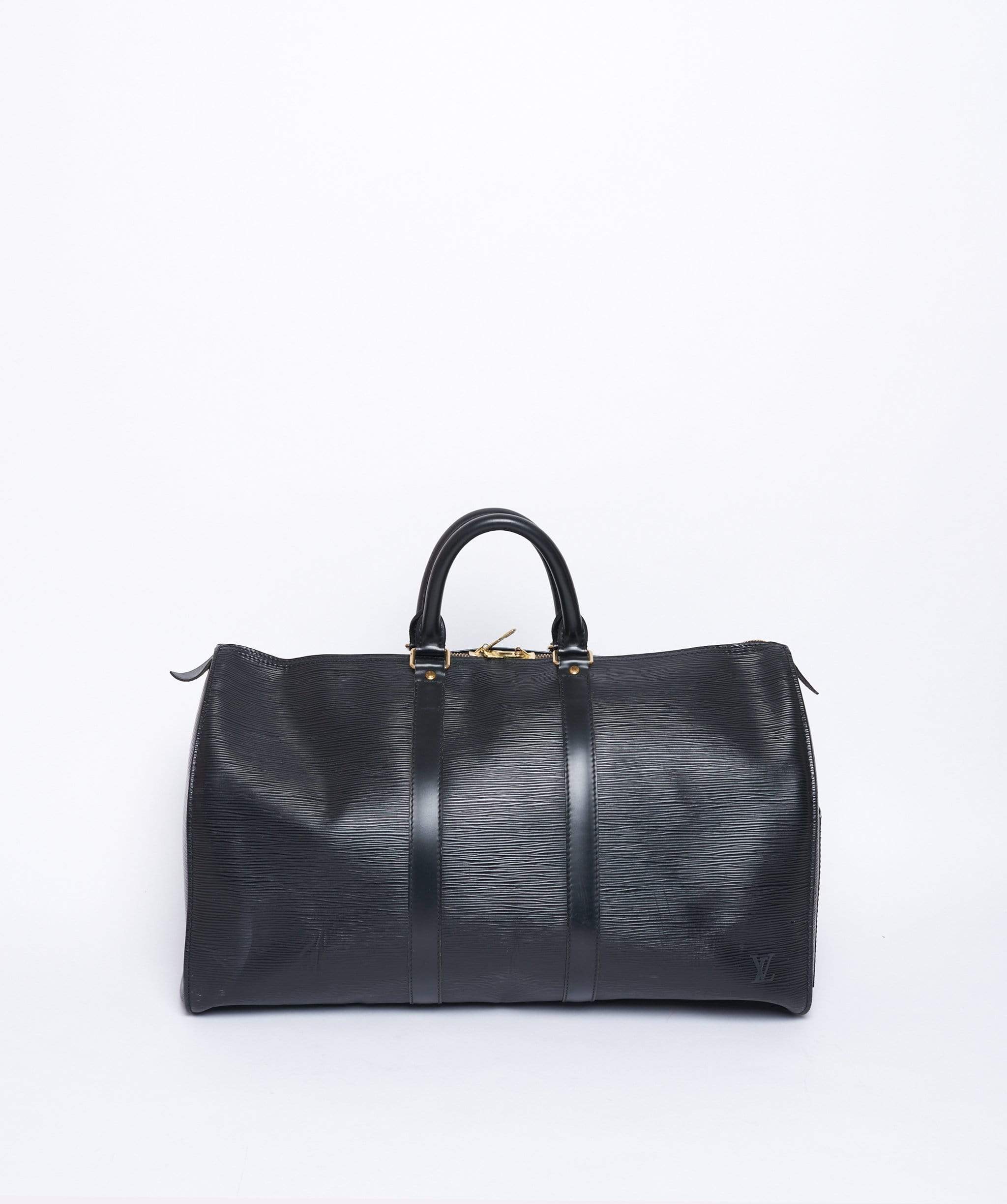 Louis Vuitton Vintage - Epi Keepall 45 - Black - Epi Leather Travel Bag -  Luxury High Quality - Avvenice