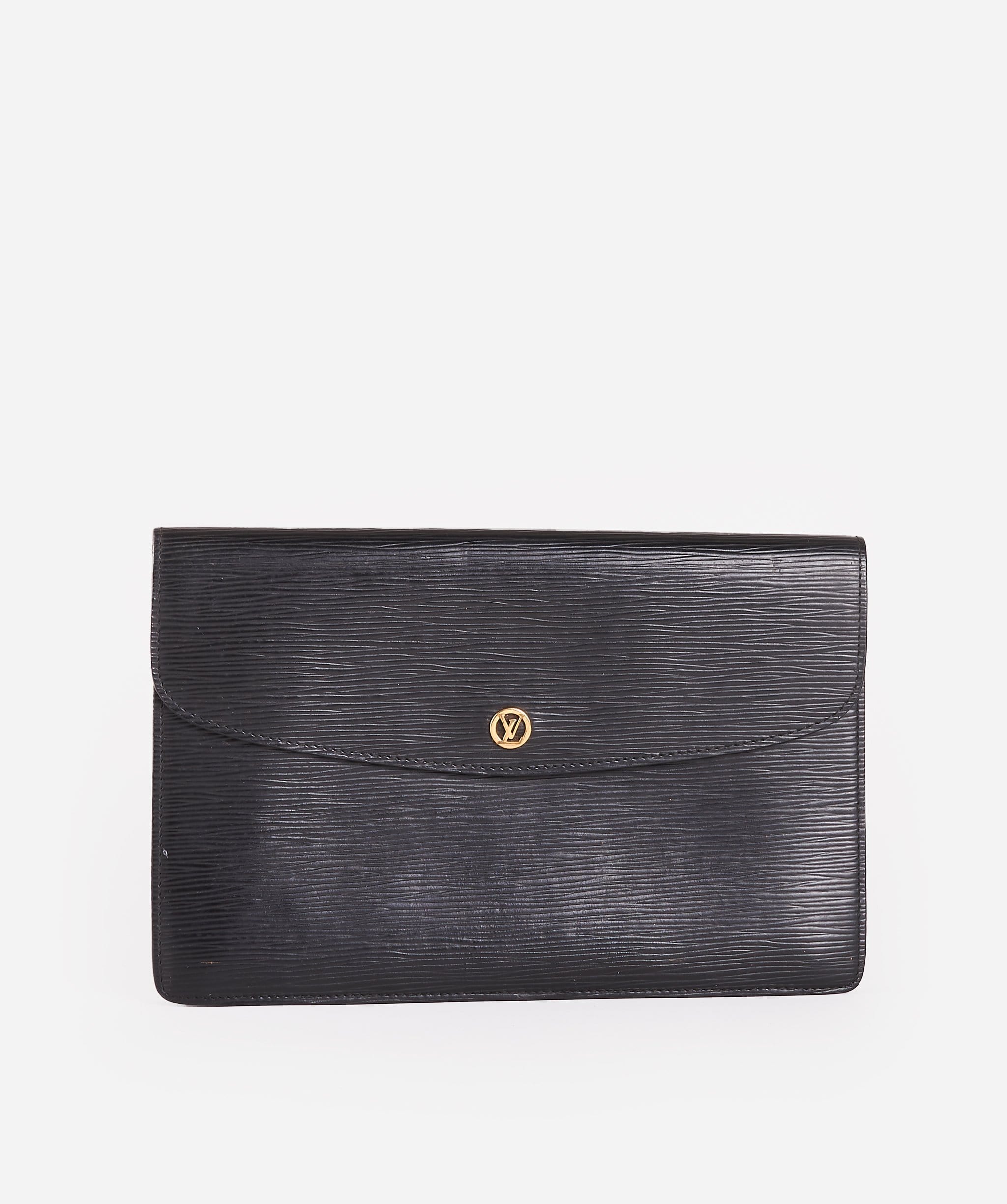 Montaigne vintage leather handbag Louis Vuitton White in Leather