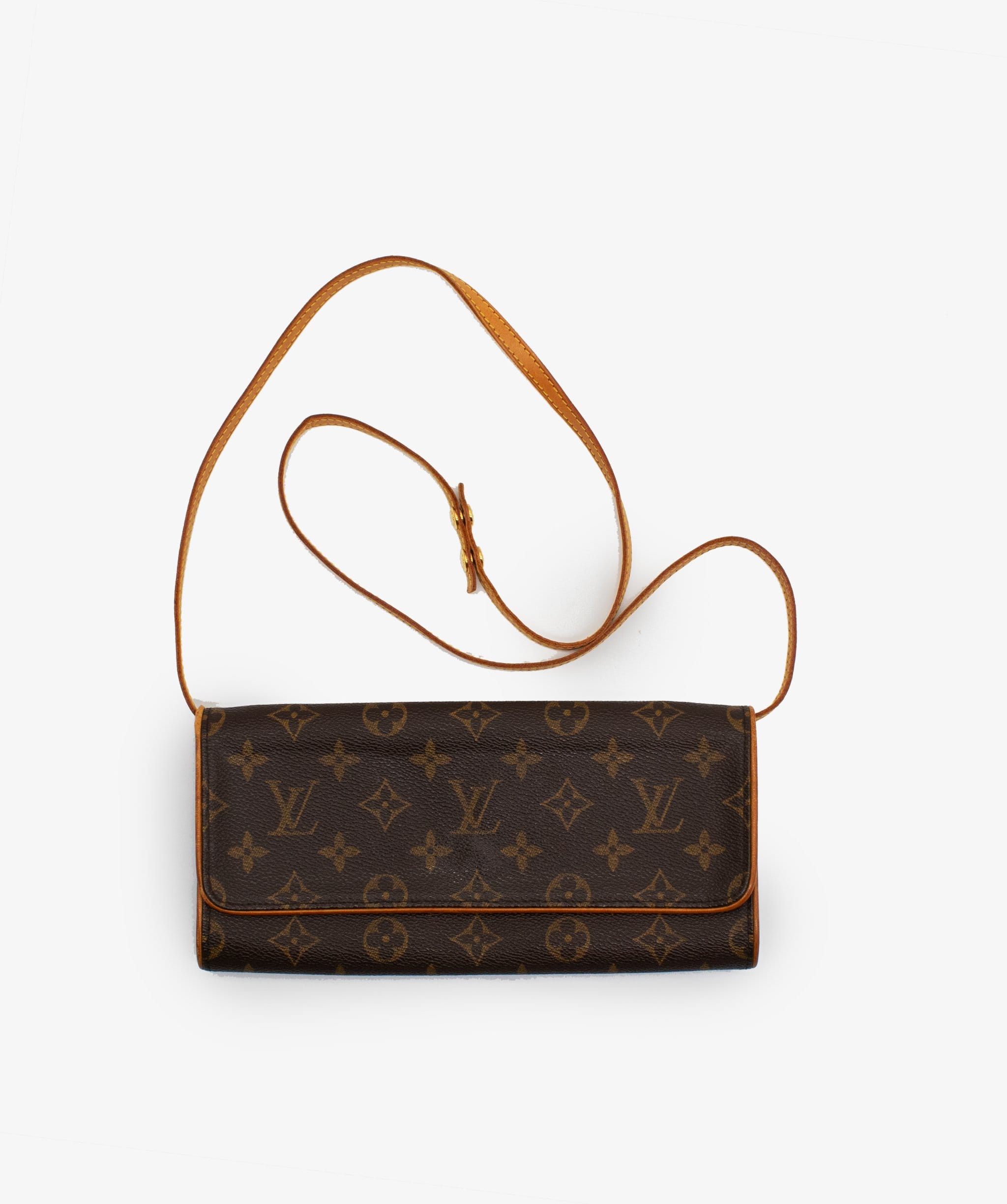 Louis Vuitton Monogram Pochette Twin GM Crossbody Flap Bag 4LV1012