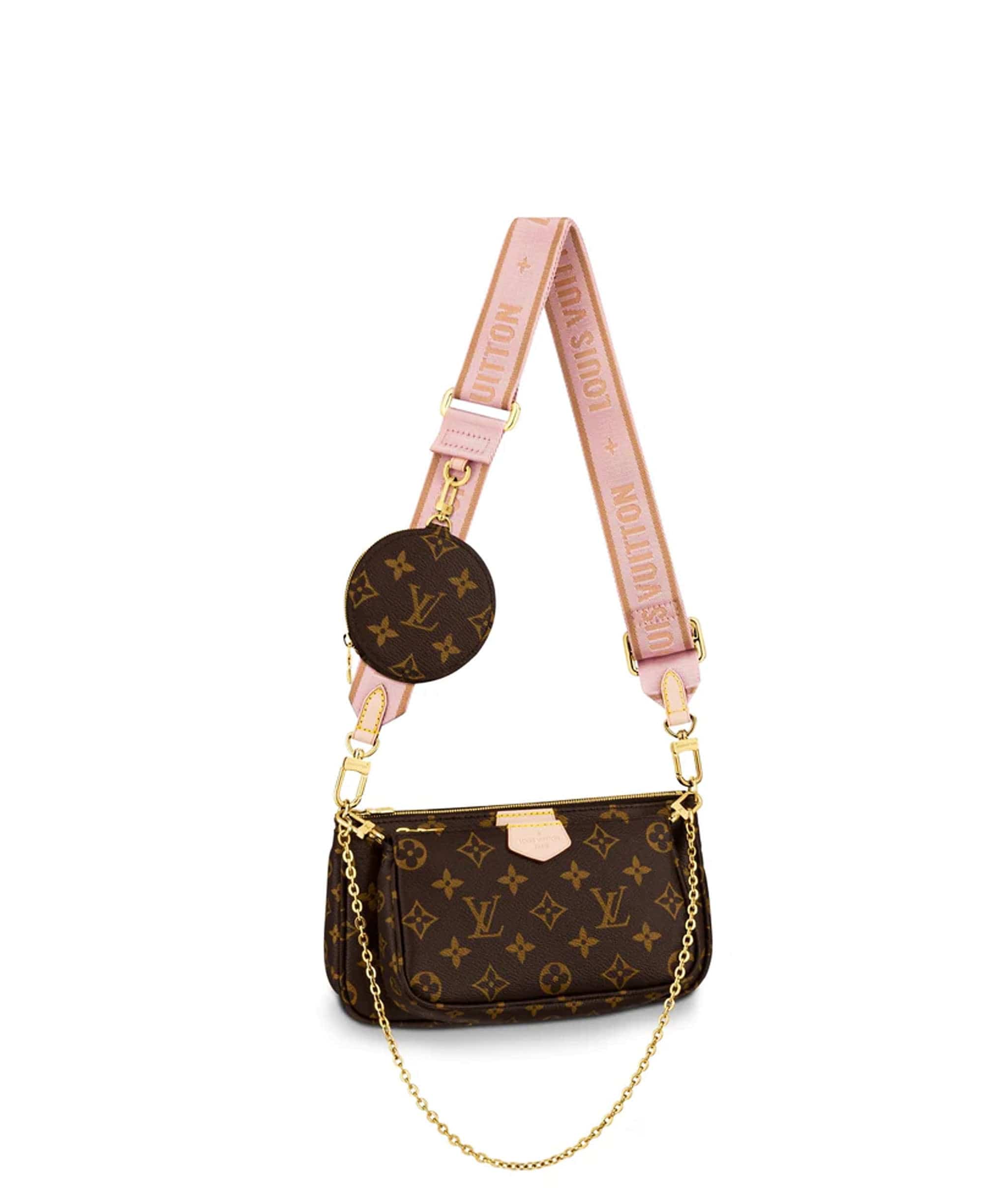 Pochette trunk cloth crossbody bag Louis Vuitton Multicolour in Cloth -  33132922