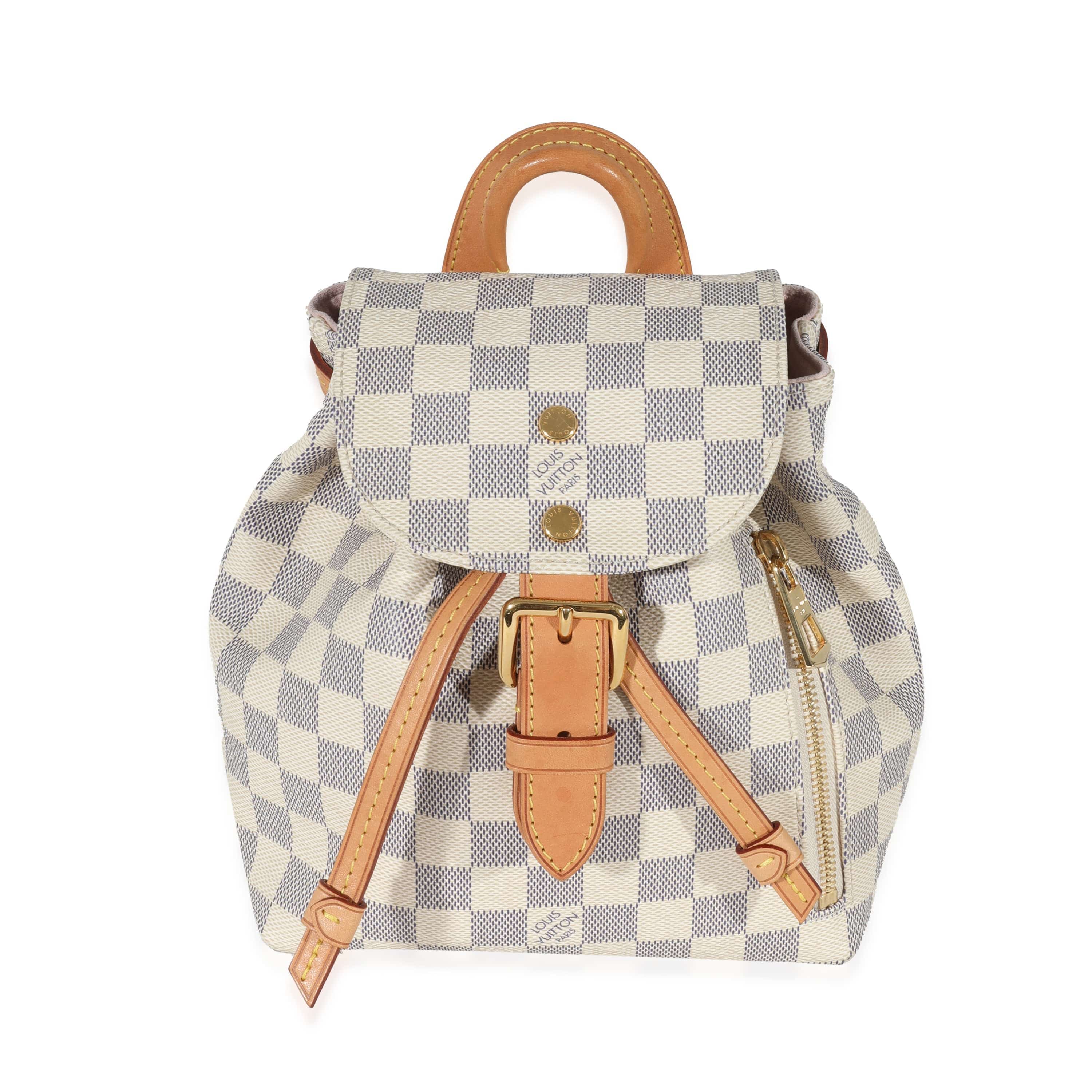Louis Vuitton, Bags, Louis Vuitton Damier Azur Sperone Bb Backpack