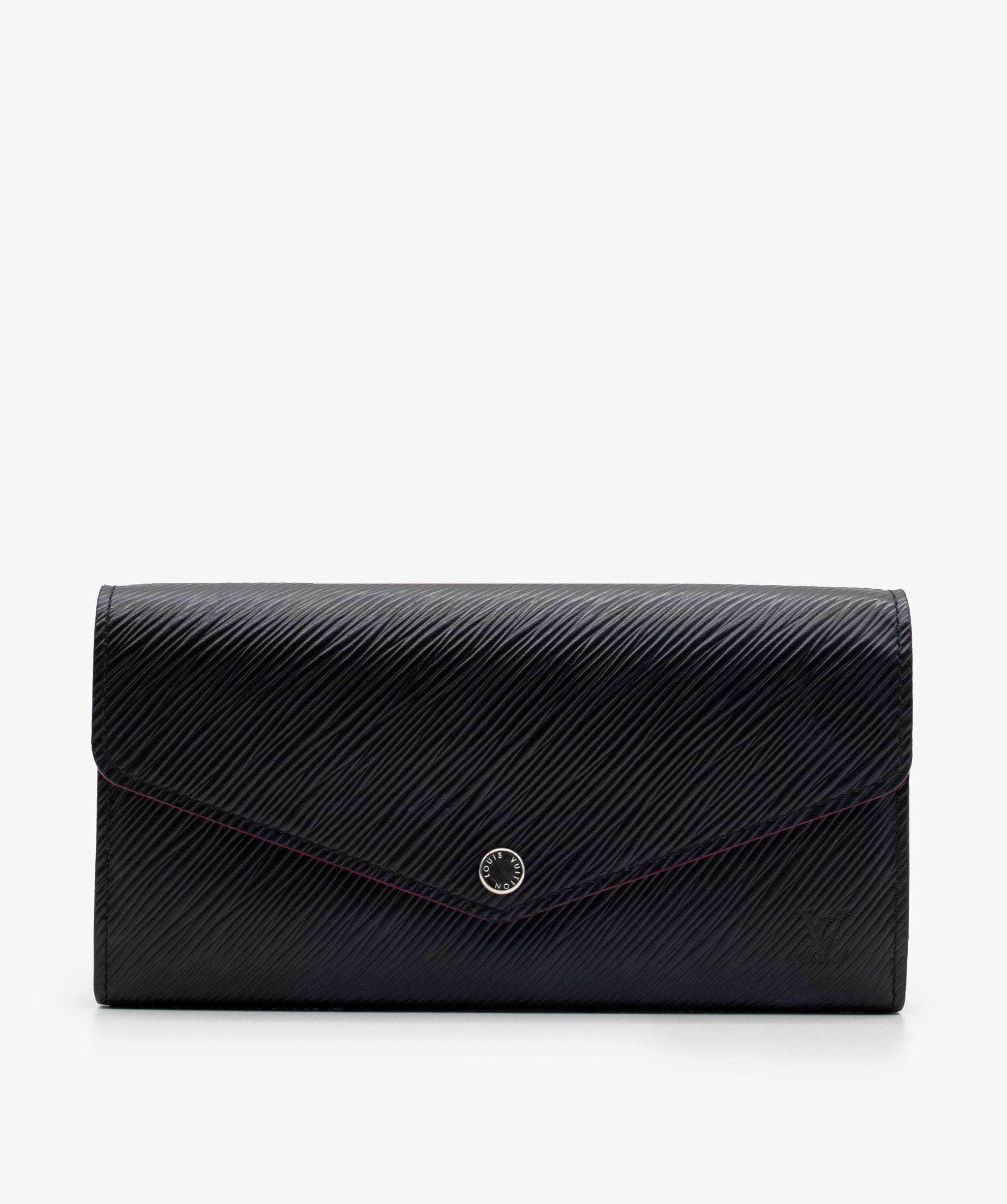 Louis Vuitton M62213 Portefeuille Sarah Wallet Monogram Empreinte Leather  Berry