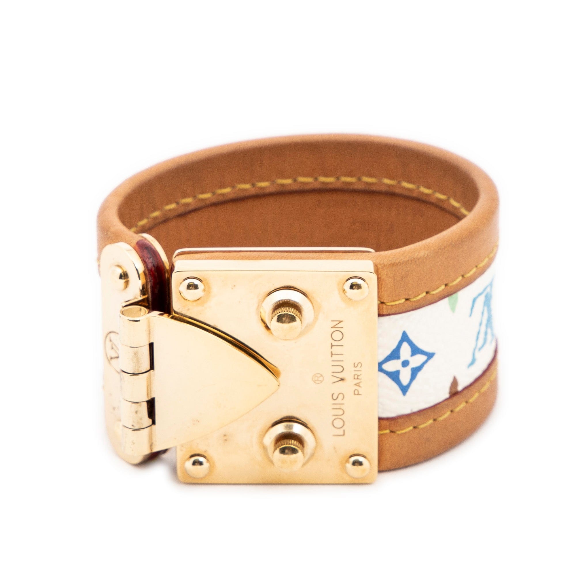 Louis Vuitton, A 'Takashi Murakami monogram address bracelet