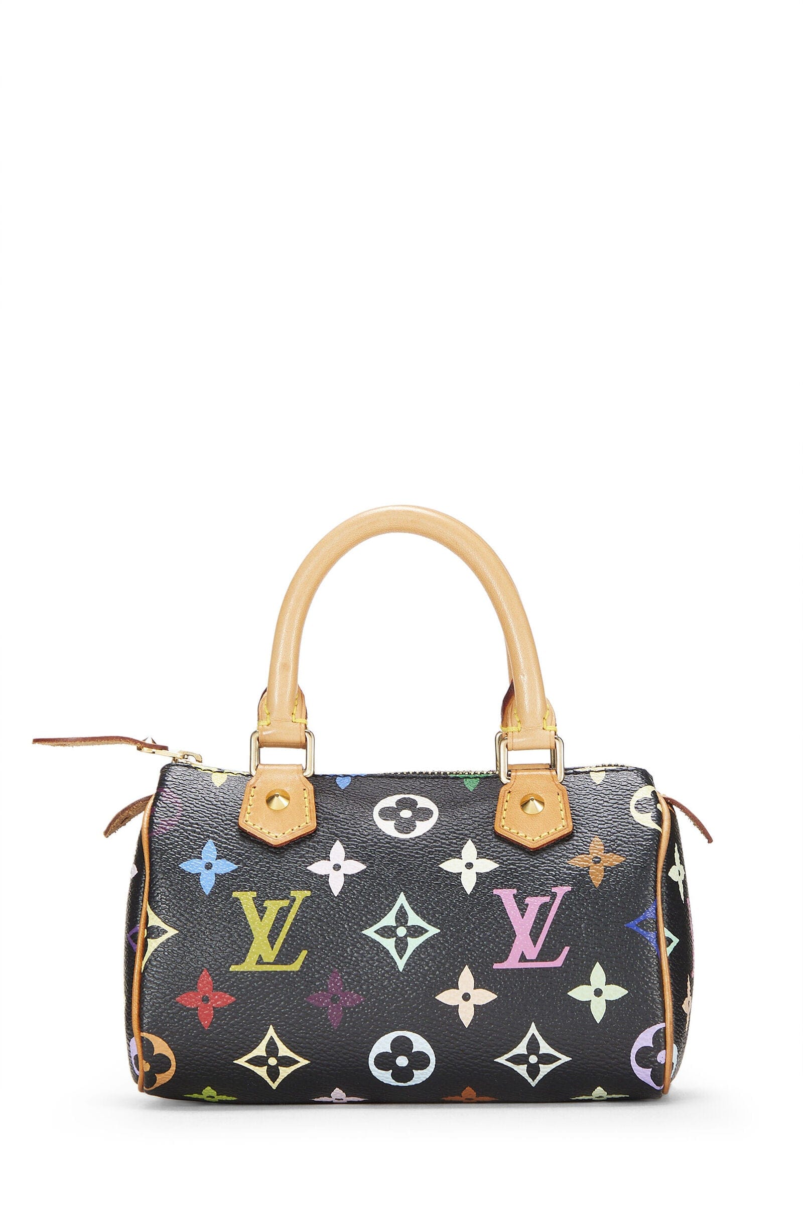 Louis Vuitton Black Monogram Multicolor Nano Speedy Bag