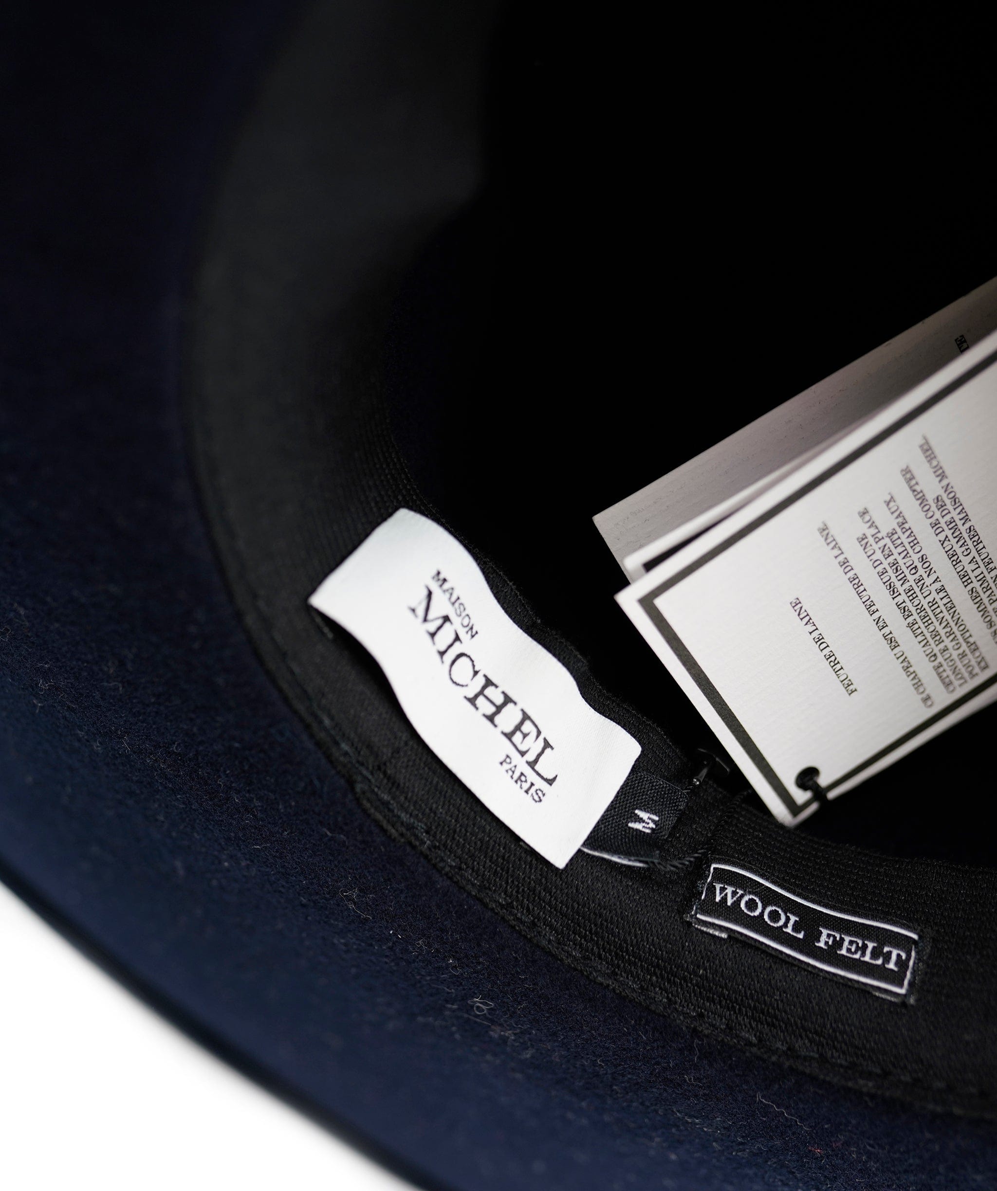 Maison Michel Maison Michel Navy Lana hat - ASL5074