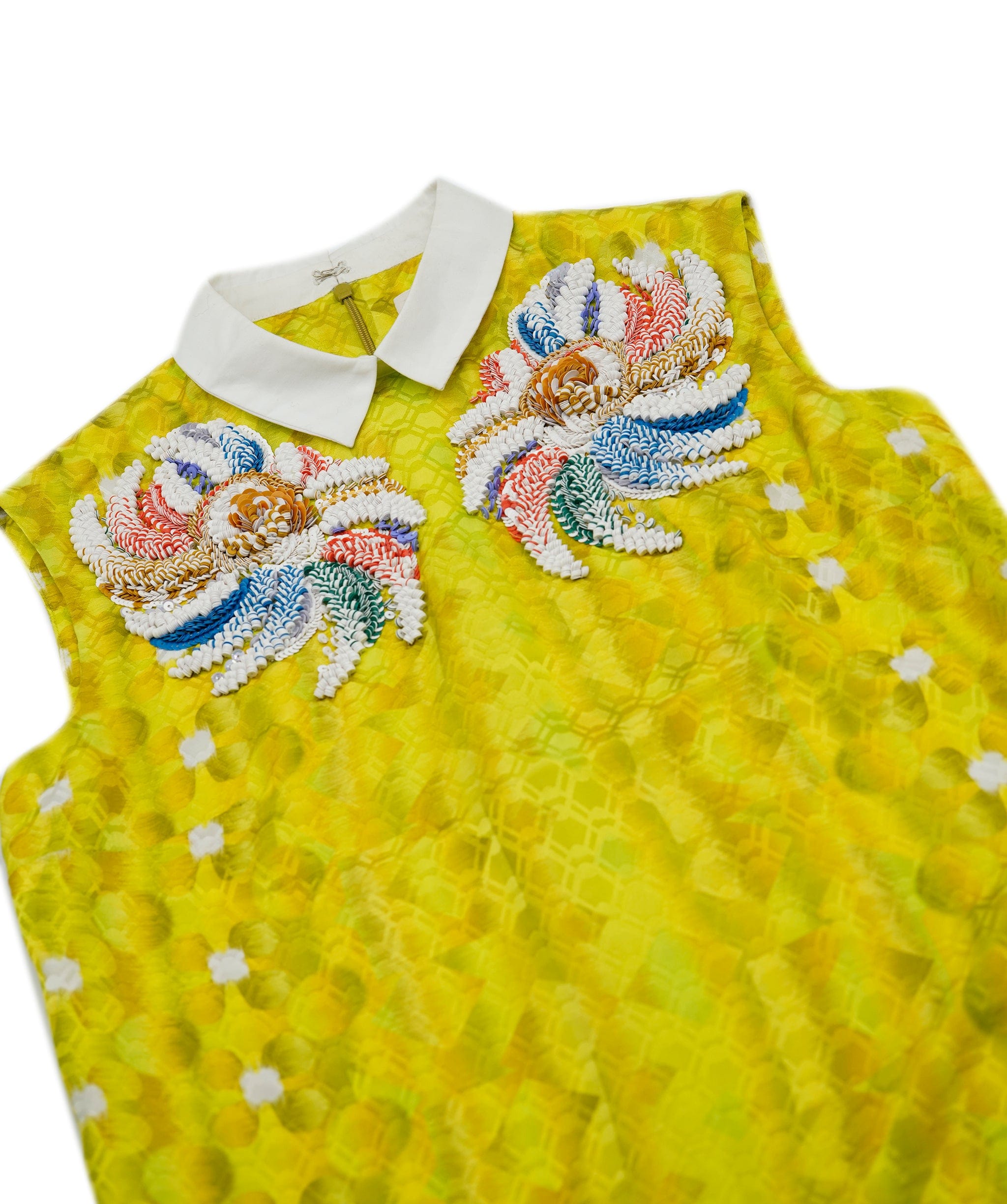 Peter Pilotto Peter Pilotto sleevless top with front sequined embroidery AEL1125