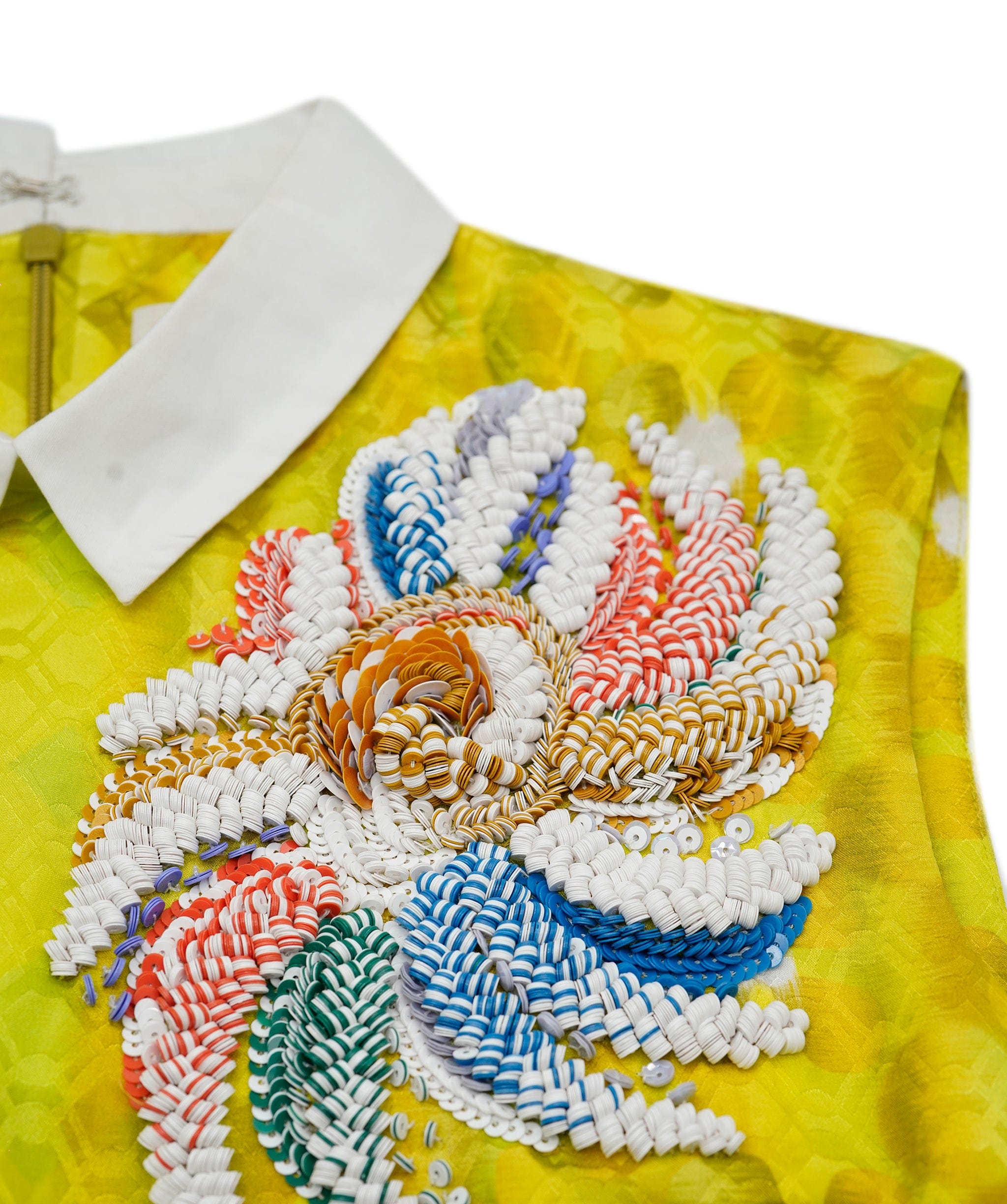Peter Pilotto Peter Pilotto sleevless top with front sequined embroidery AEL1125