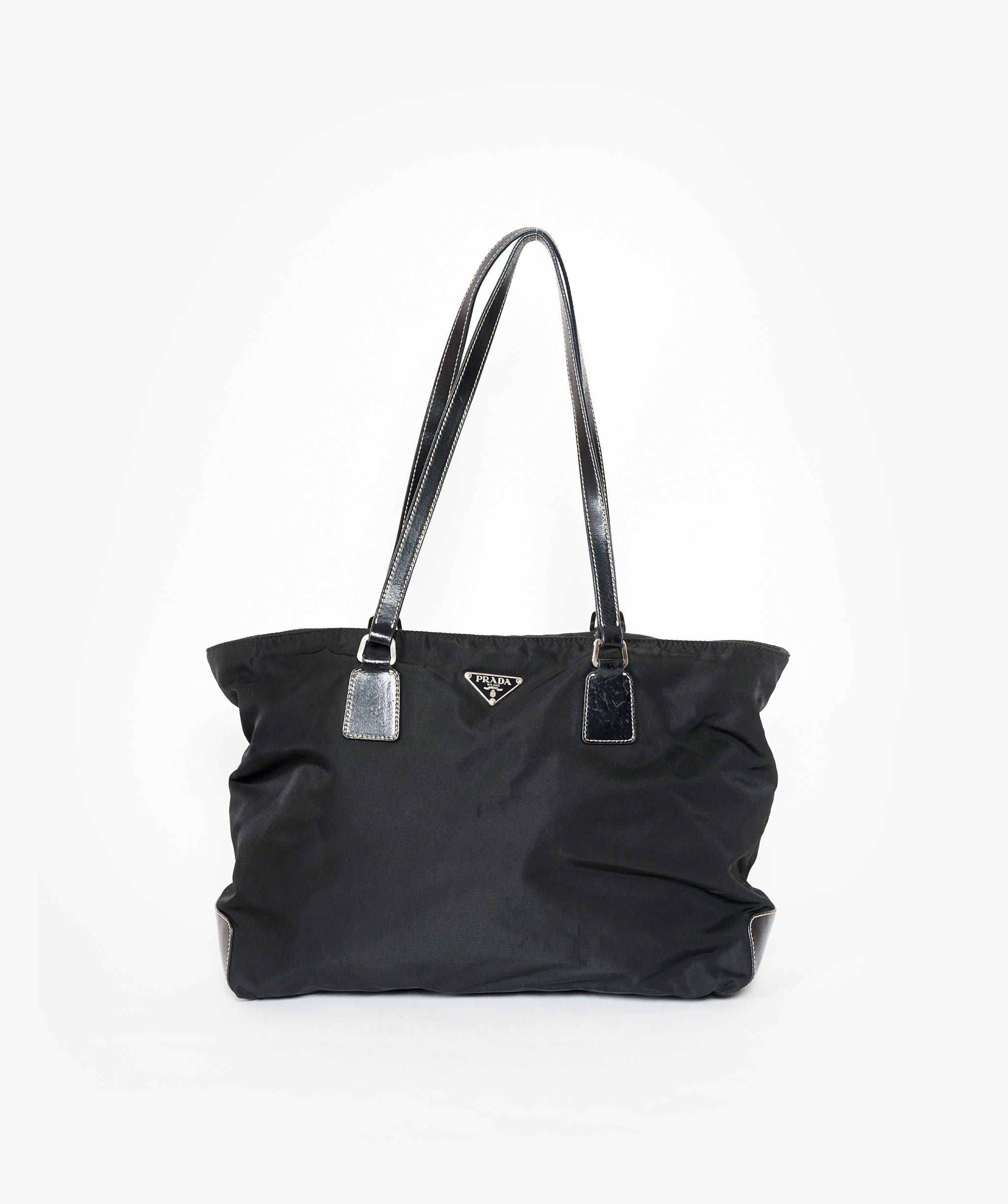 Prada // Black Tessuto Nylon Tote Bag – VSP Consignment