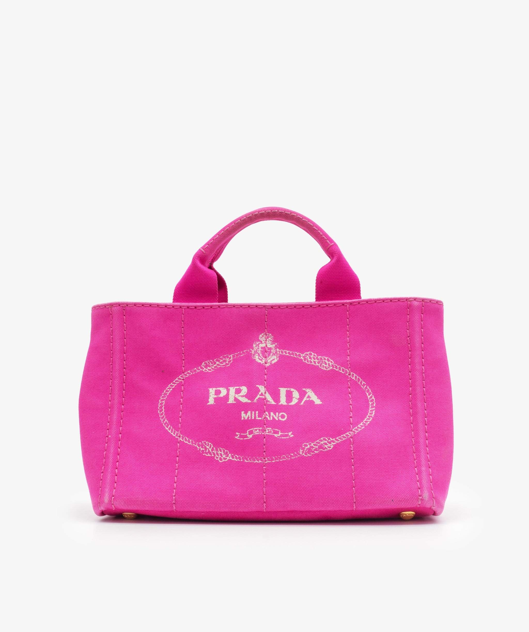 Prada Pink Nylon Tote Bag