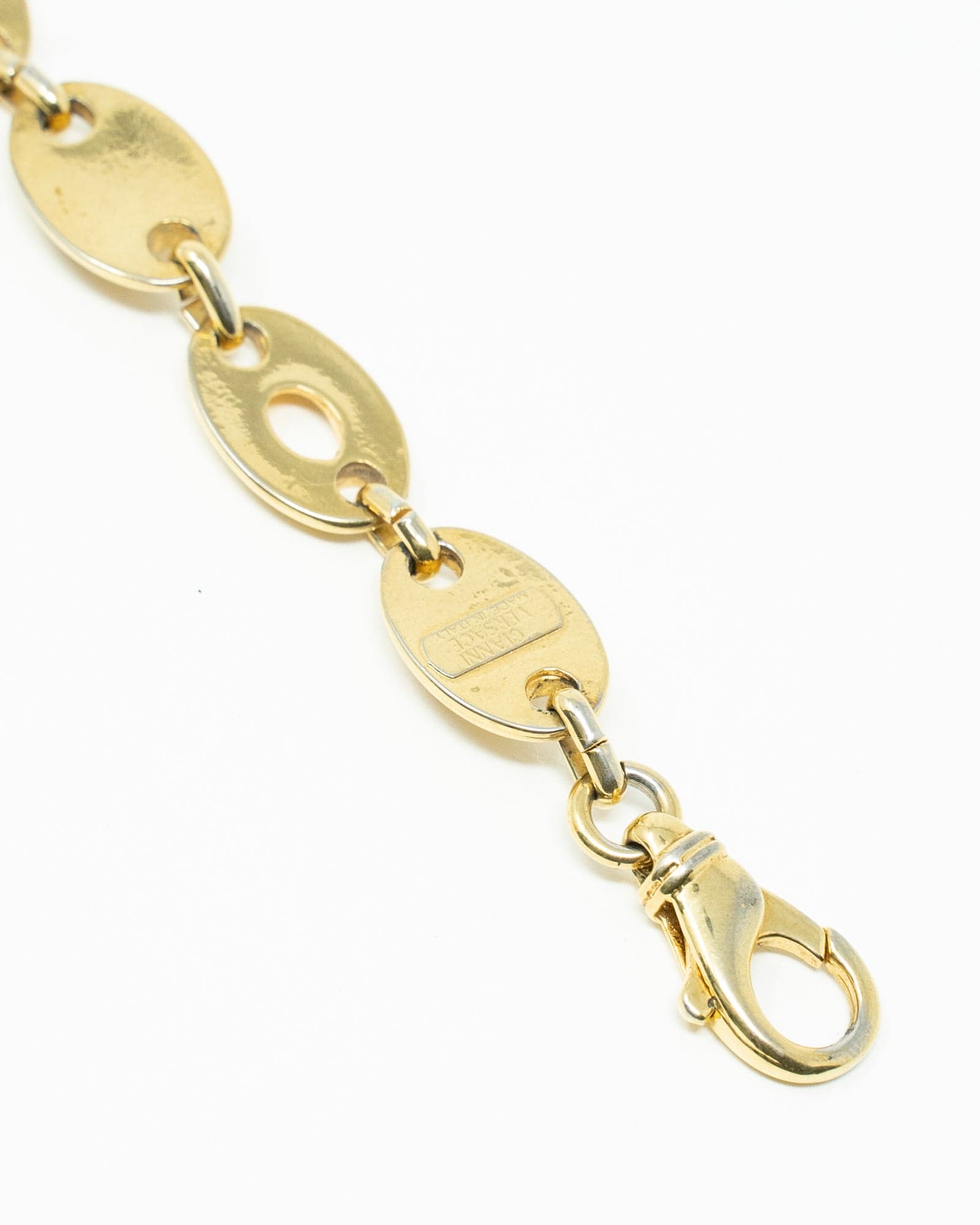 Versace Vintage Versace Oval Links Medusa Bracelet 1990s AEL1004