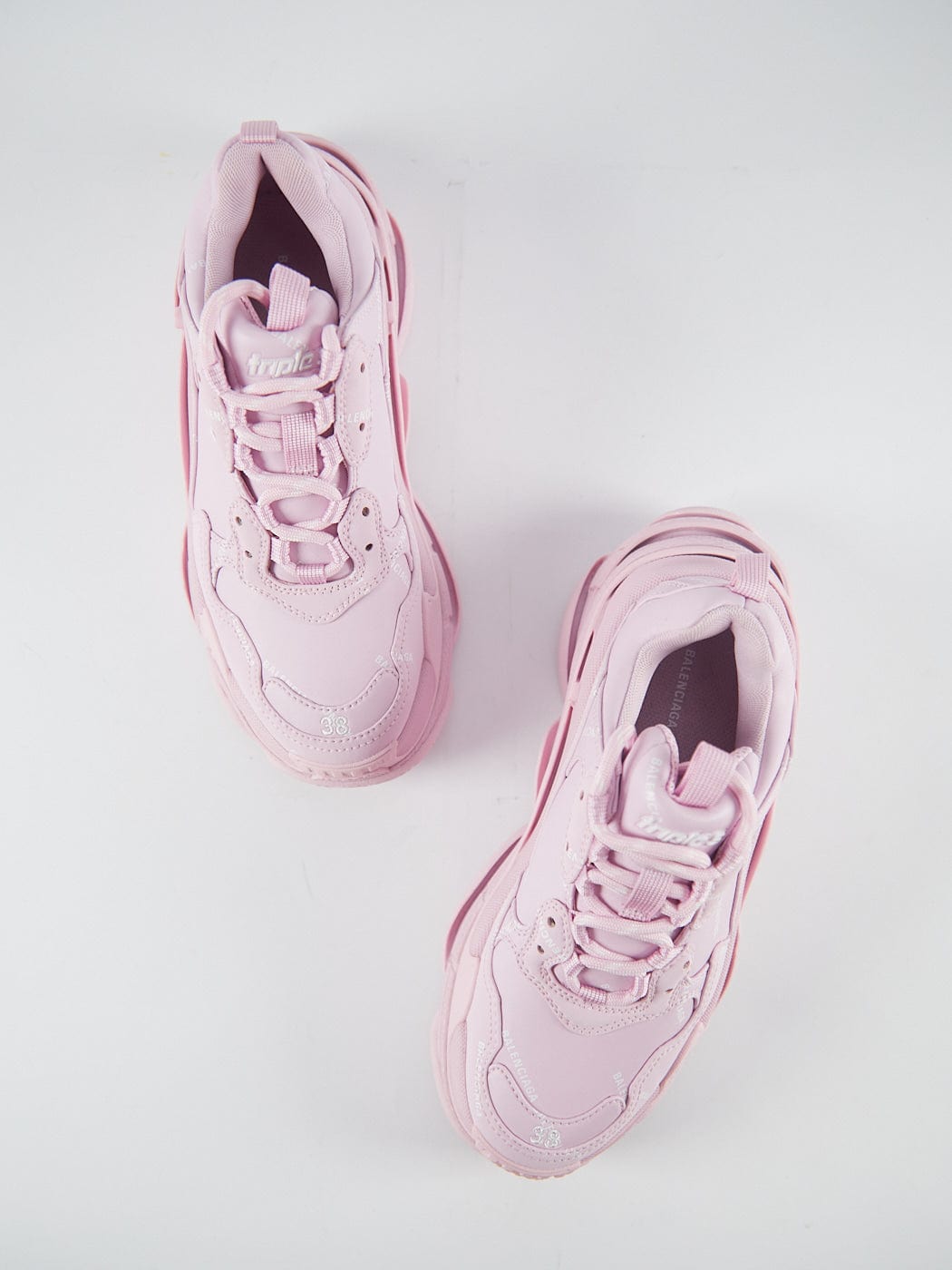 Pink 'Triples S' sneakers lego Balenciaga - converse x brain dead