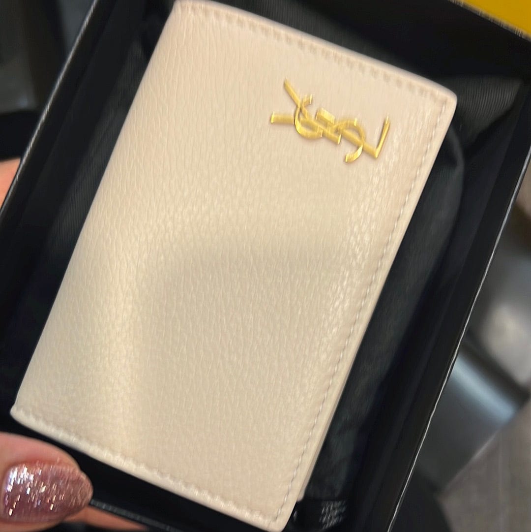 ysl saint laurent beige cardholder wallet ASL5796 LuxuryPromise