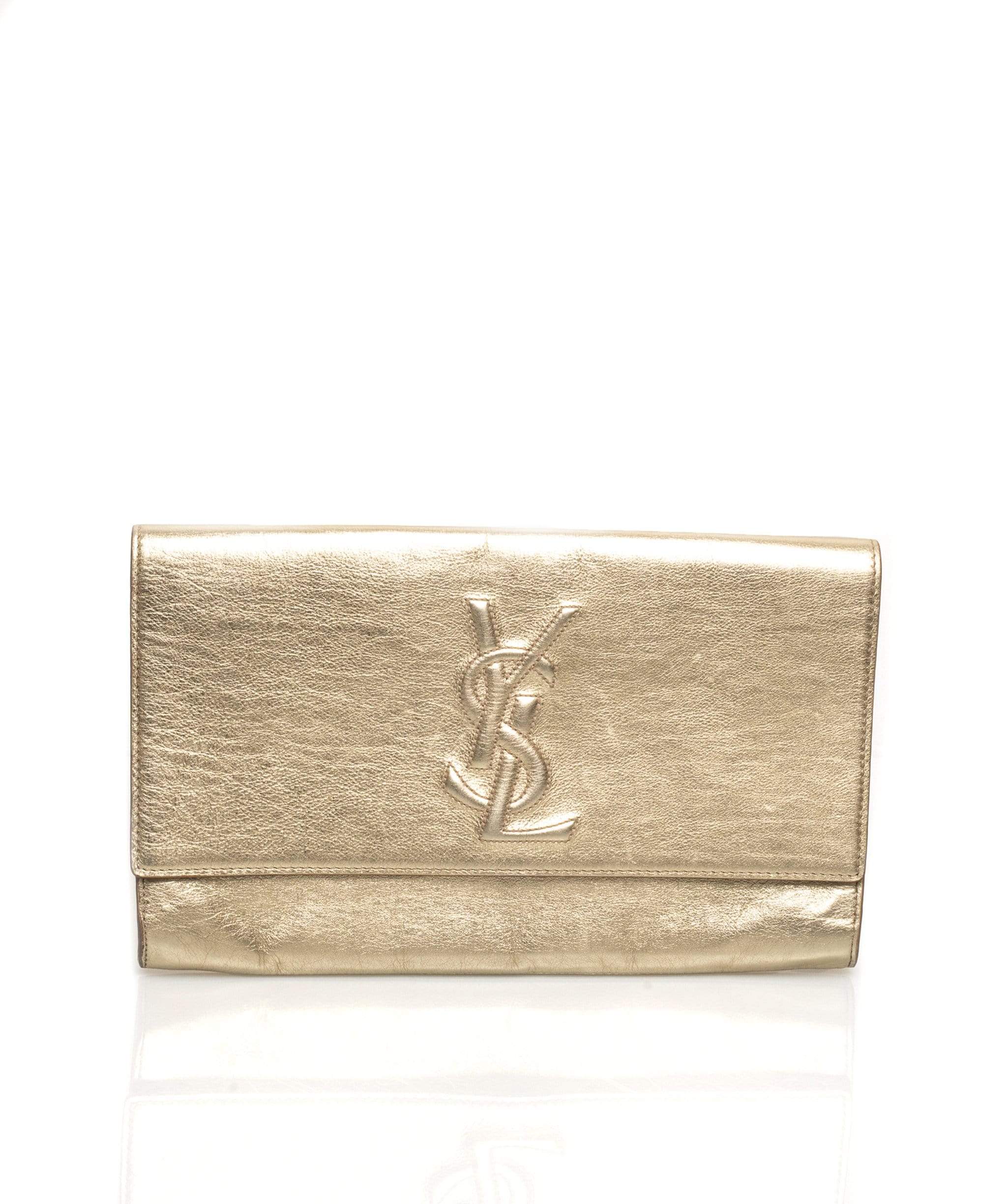 Saint laurent clutch gold Clearance