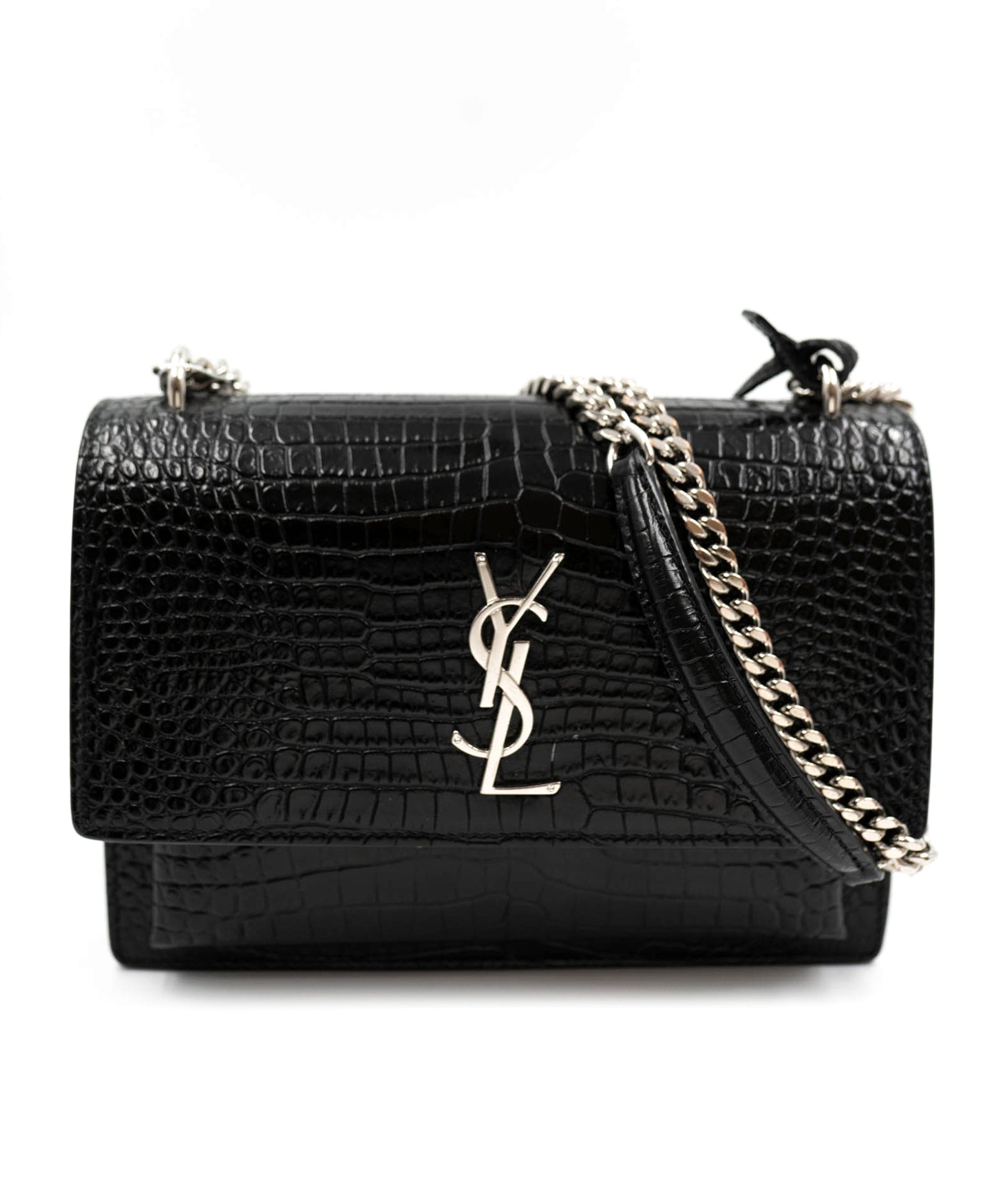 Ysl Sunset Medium Black Yves Saint Laurent Sunset Medium Black