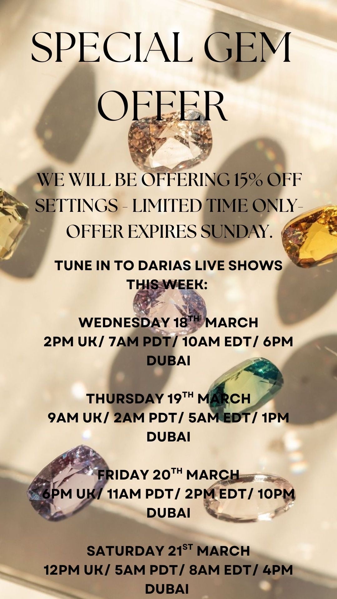 18.03.2026 & 19.03.2026 Make me an offer Gems [DARIA]