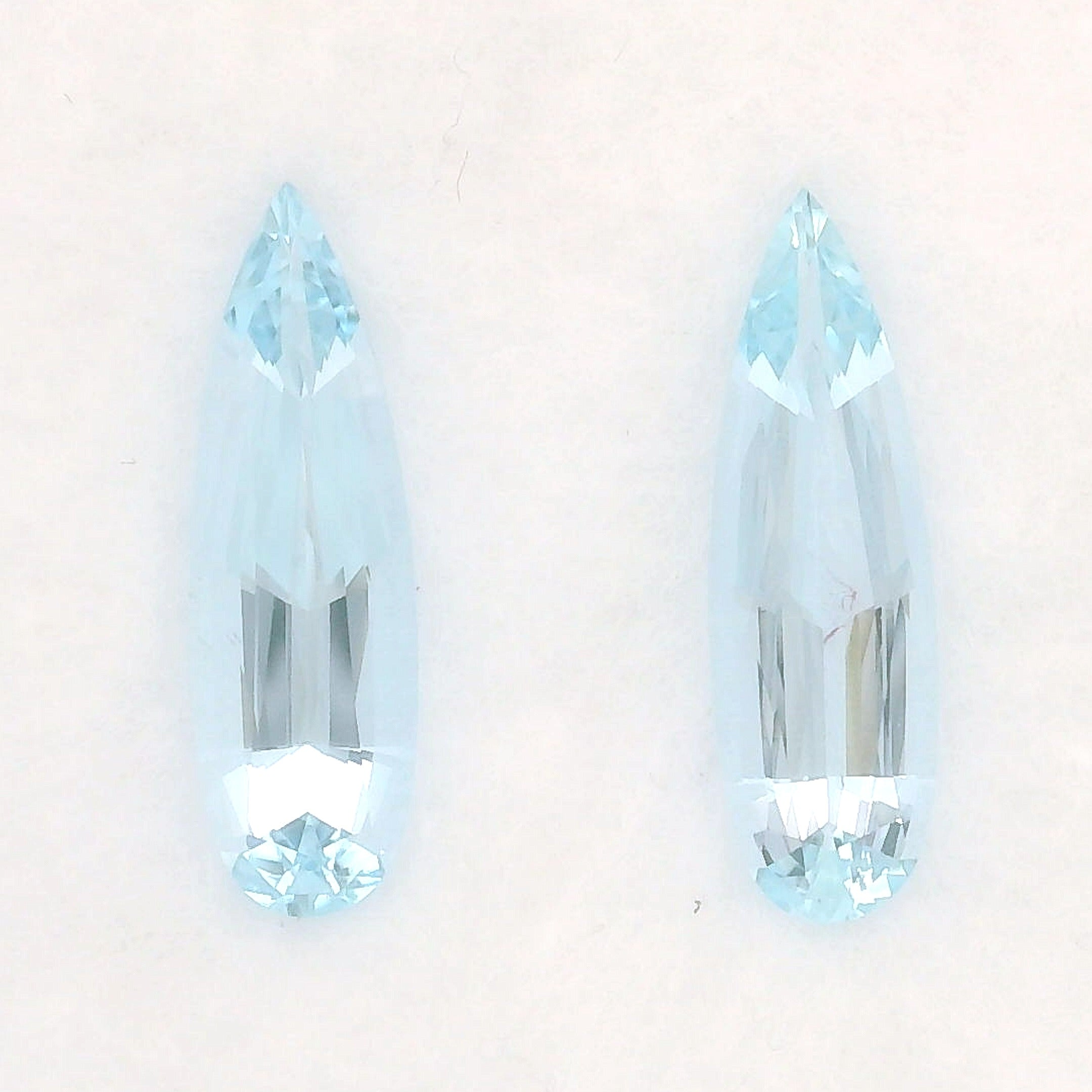 4.38ct Nigeria Aqua pair A00605