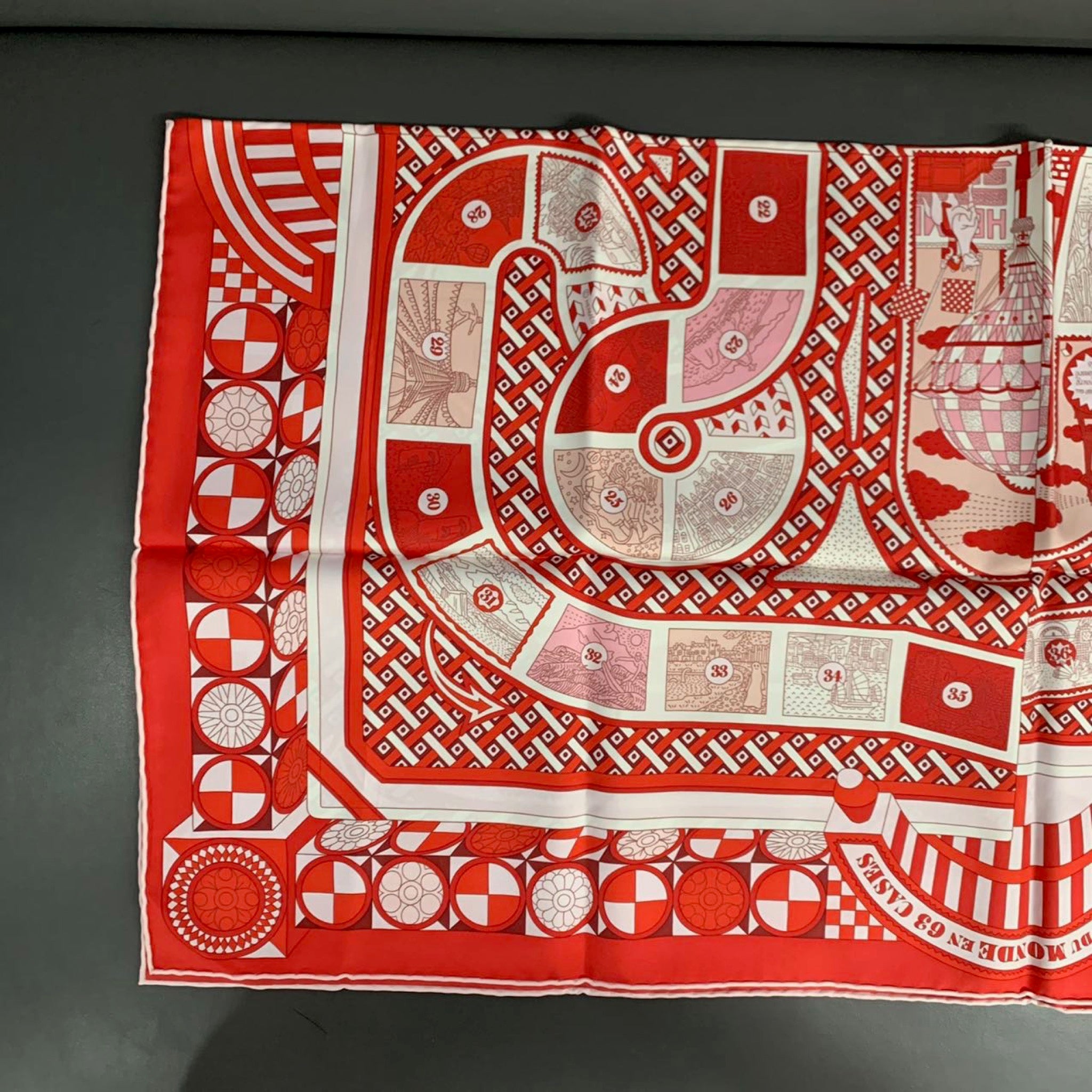 Hermès Carré 90 Scarf Le Tour du Monde en 63 Cases image 1