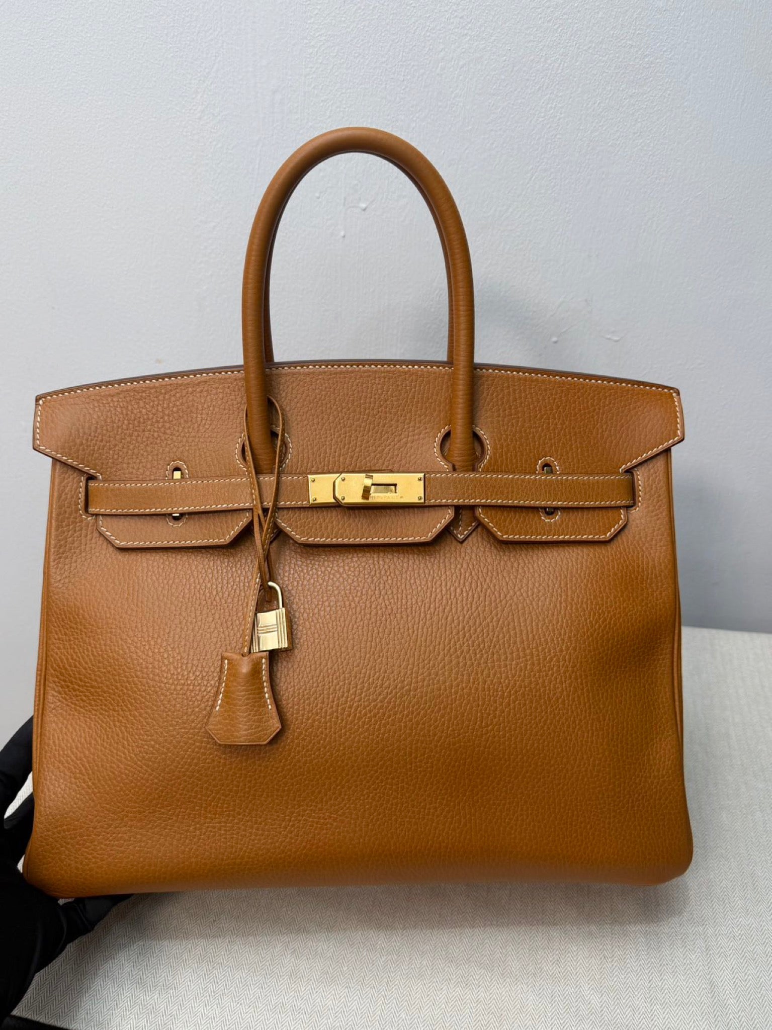 Hermes Birkin 35 Ardennes Leather Bag image 1