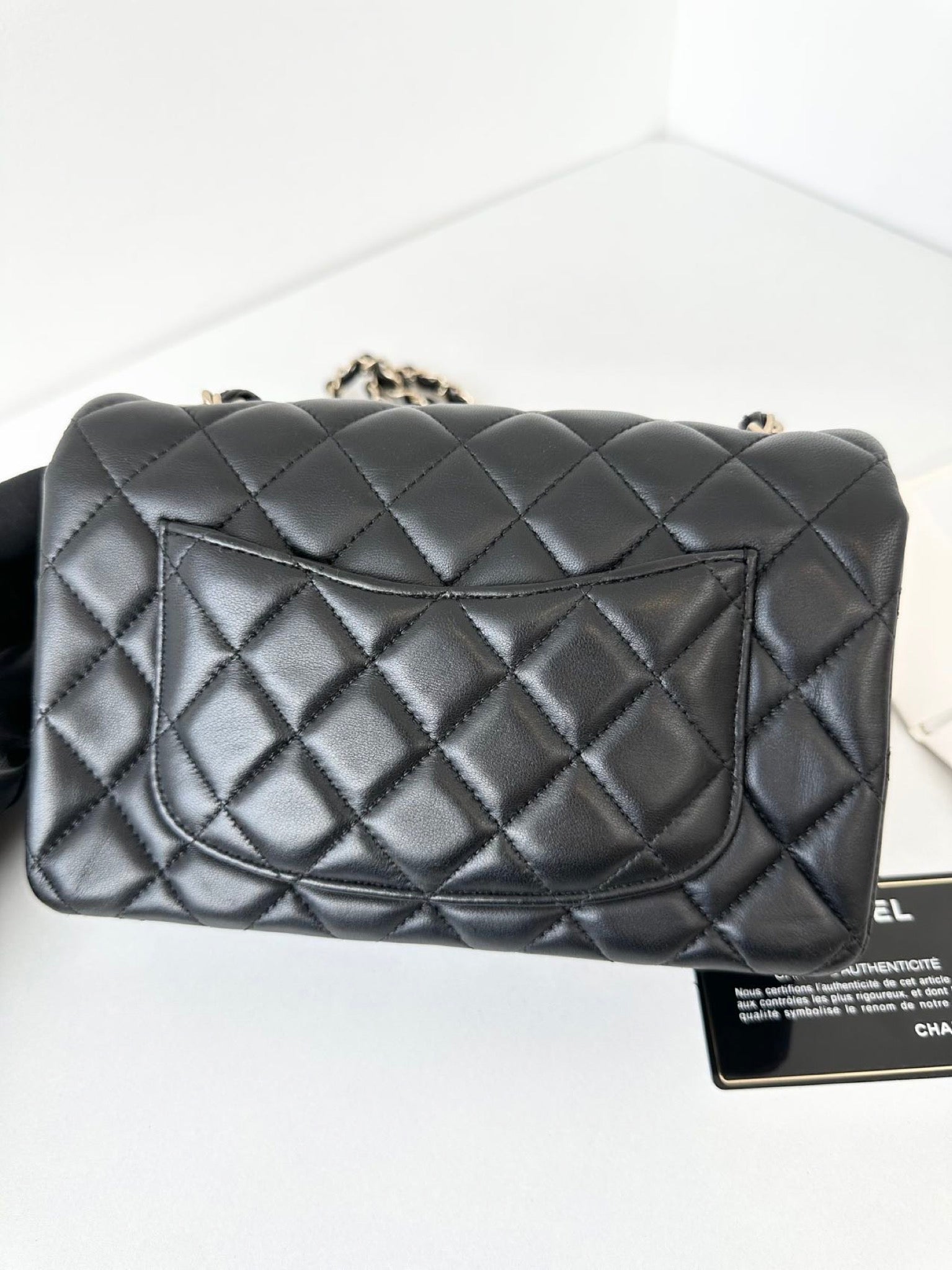 Chanel Classic Flap Mini Rectangular - Black image 1