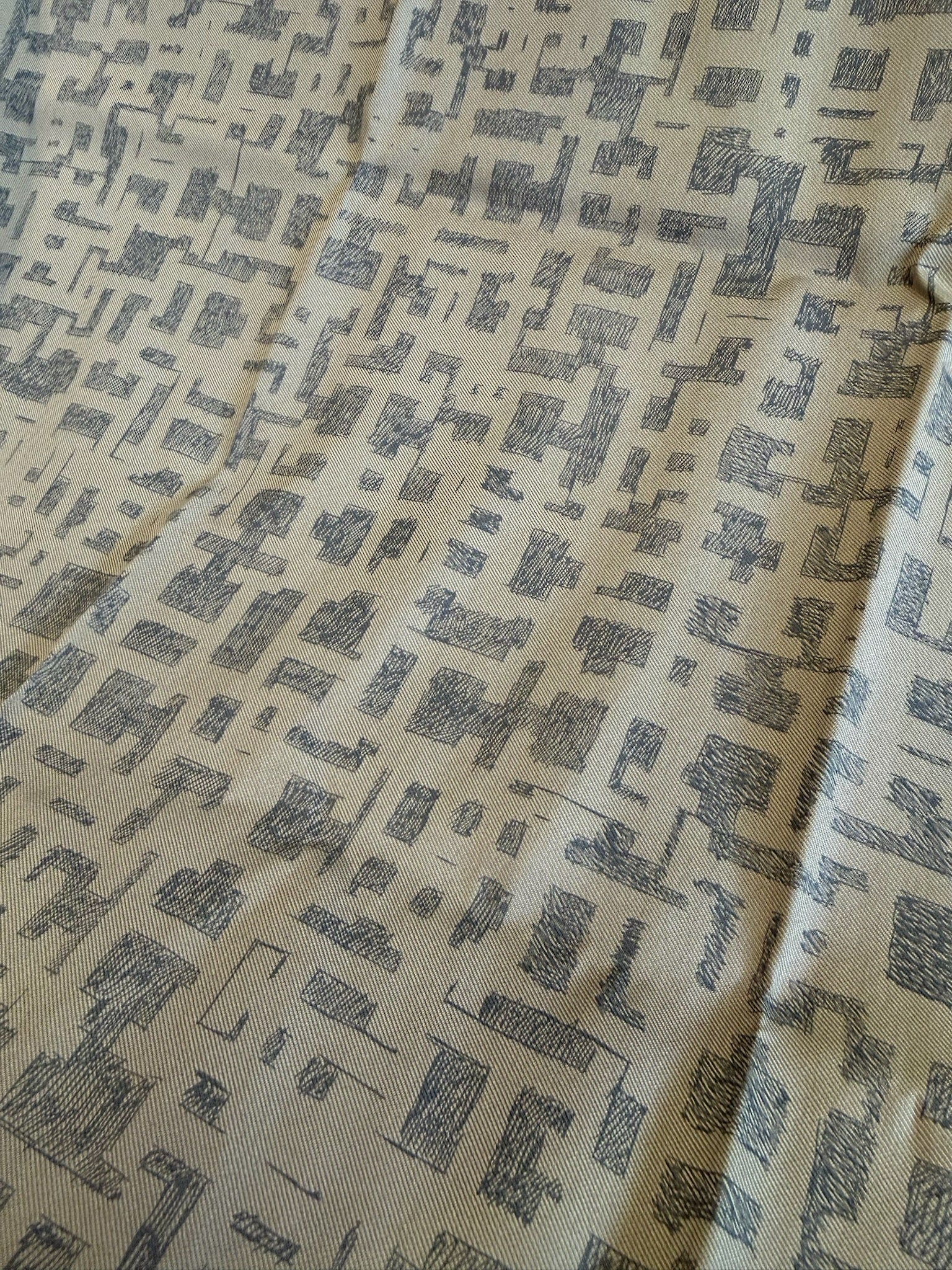 Hermès 70 Silk Scarf Taupe image 1