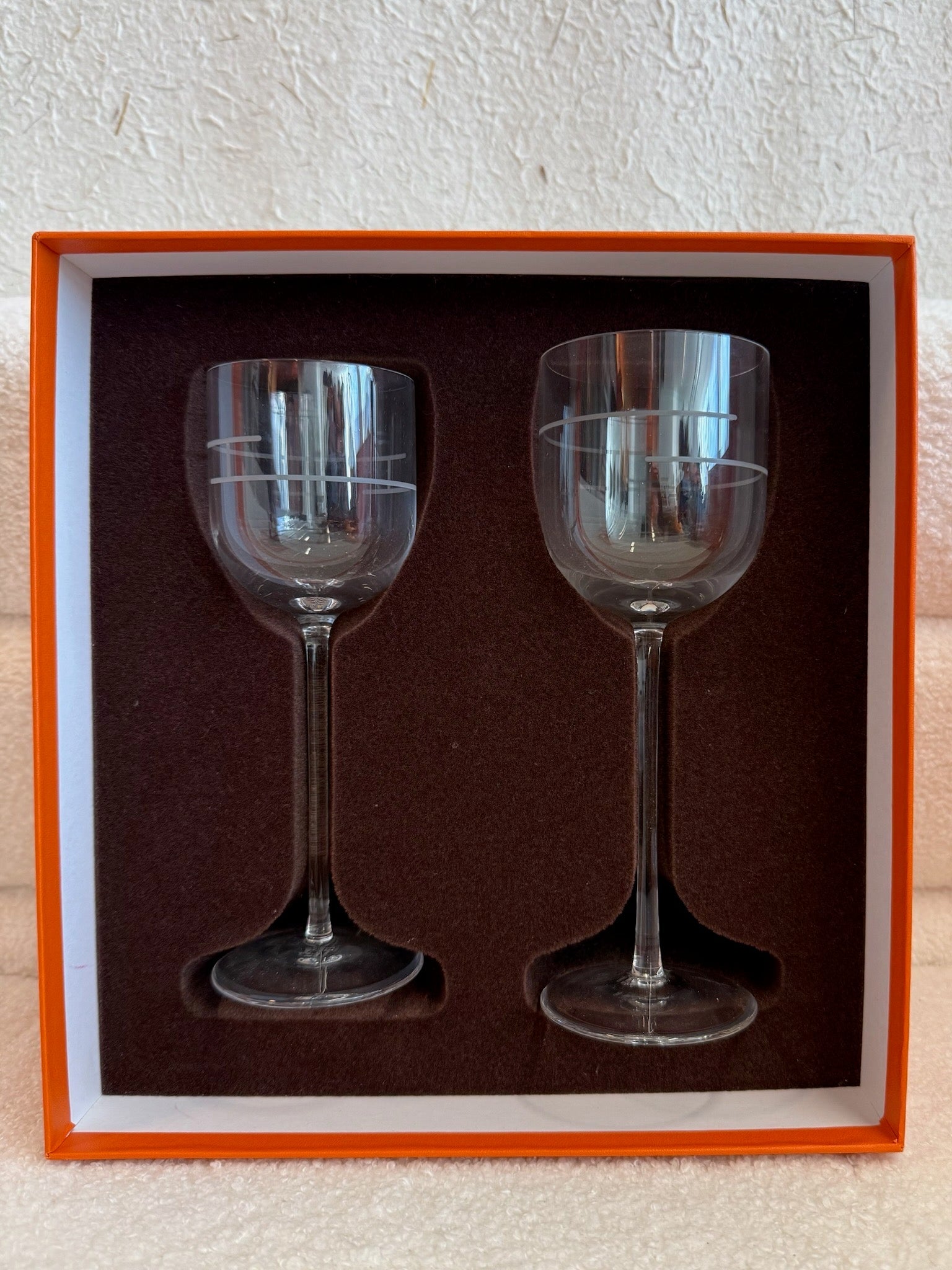 Hermès Wine Glass Set 2 Pieces image 1