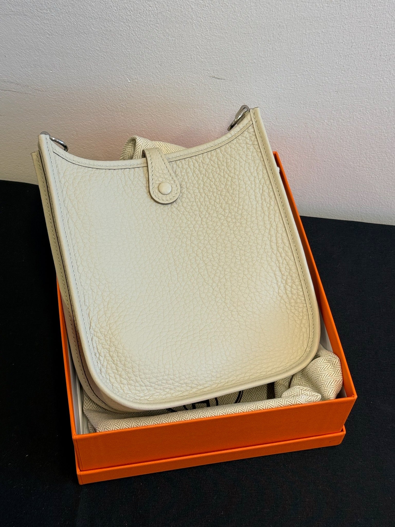 Hermès Evelyne TPM - Craie image 1