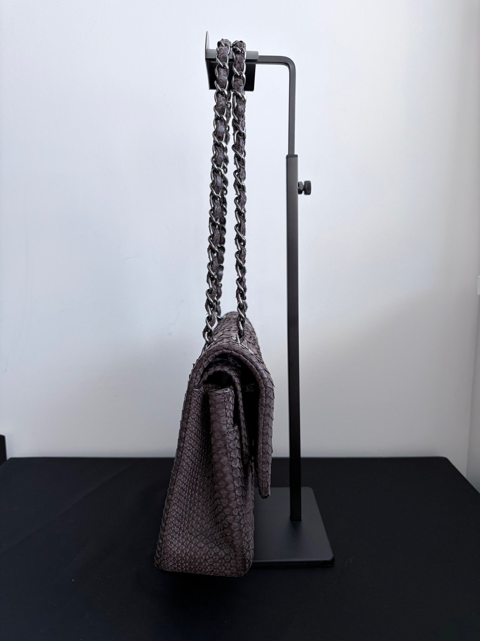 Chanel Python Classic Double Flap Bag image 1