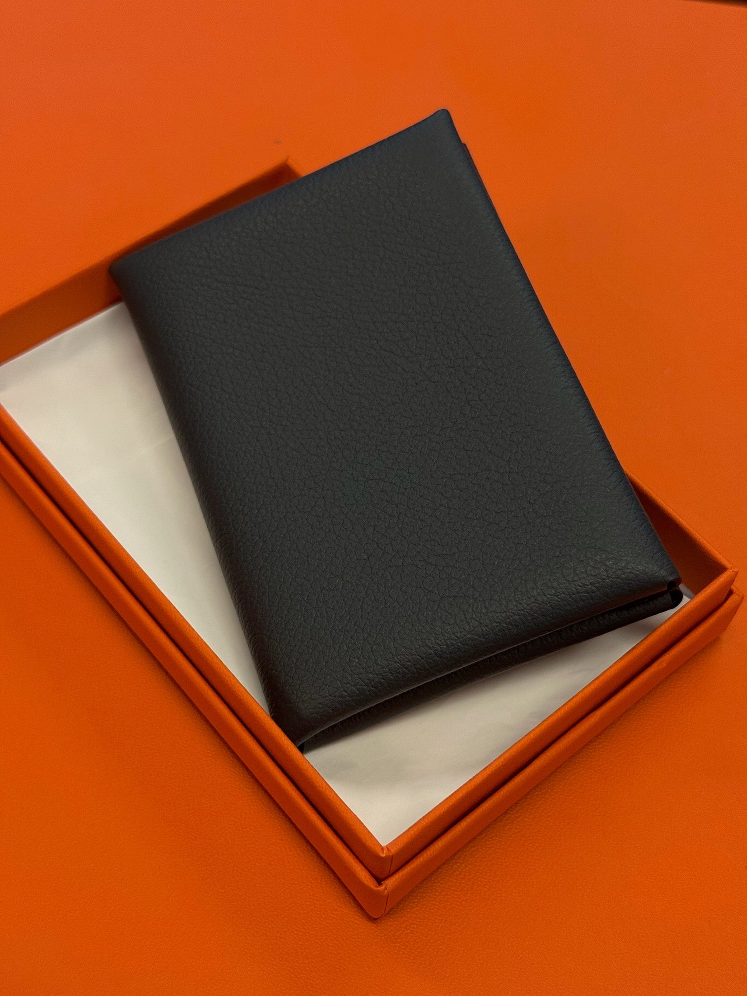 Hermès Calvi Card Holder - Dark Grey image 1