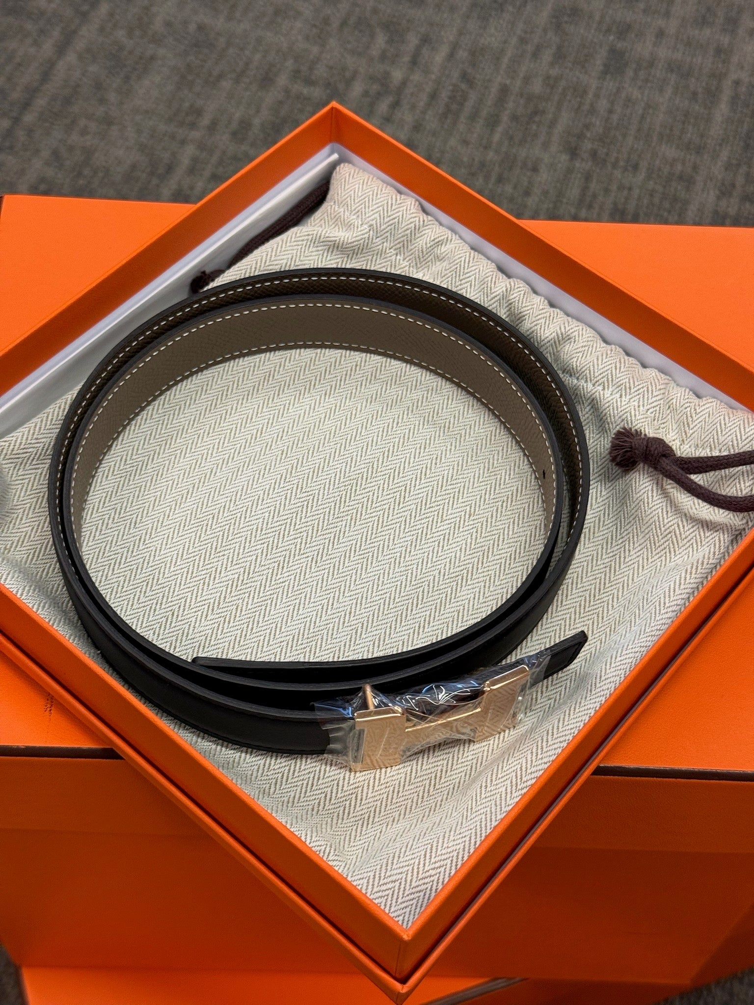 Hermès Leather Belt - Black image 1