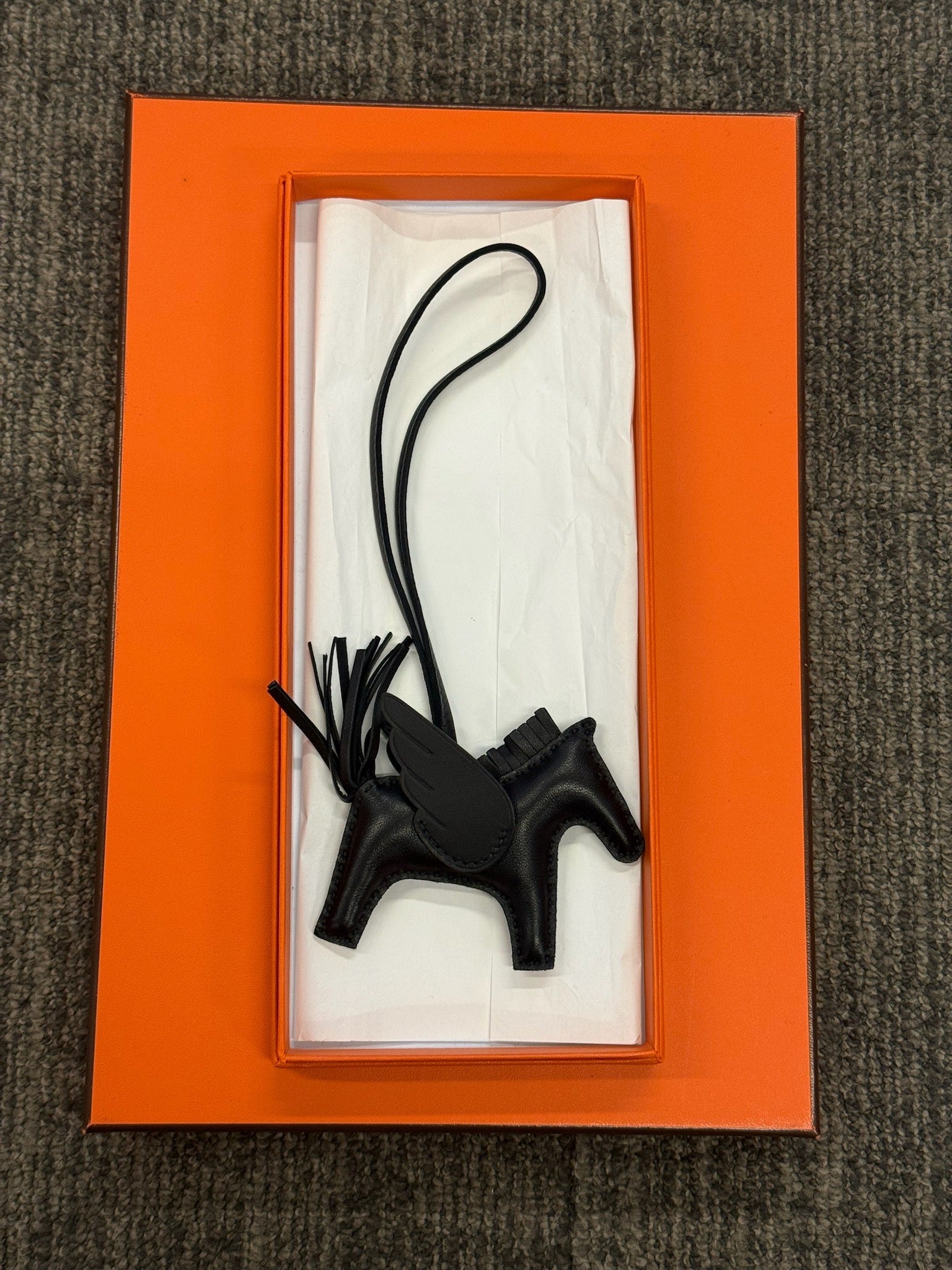 Hermès Rodeo Horse Charm - Black image 1