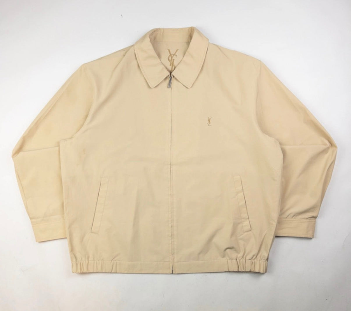 Vintage YSL Yves Saint Laurent Harrington Jacket Size M DBXM0029