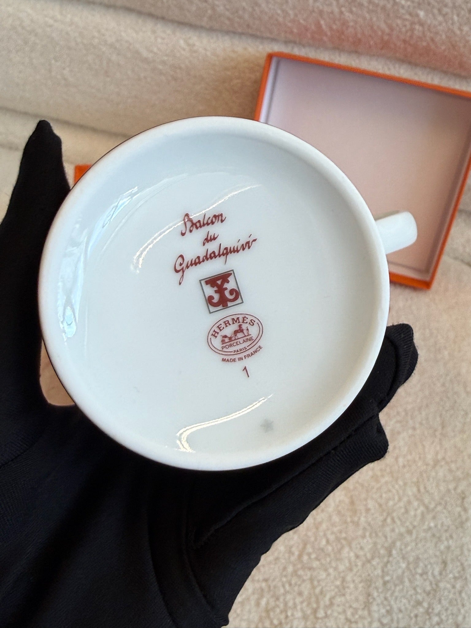 Hermès Mug Rouge and White image 2