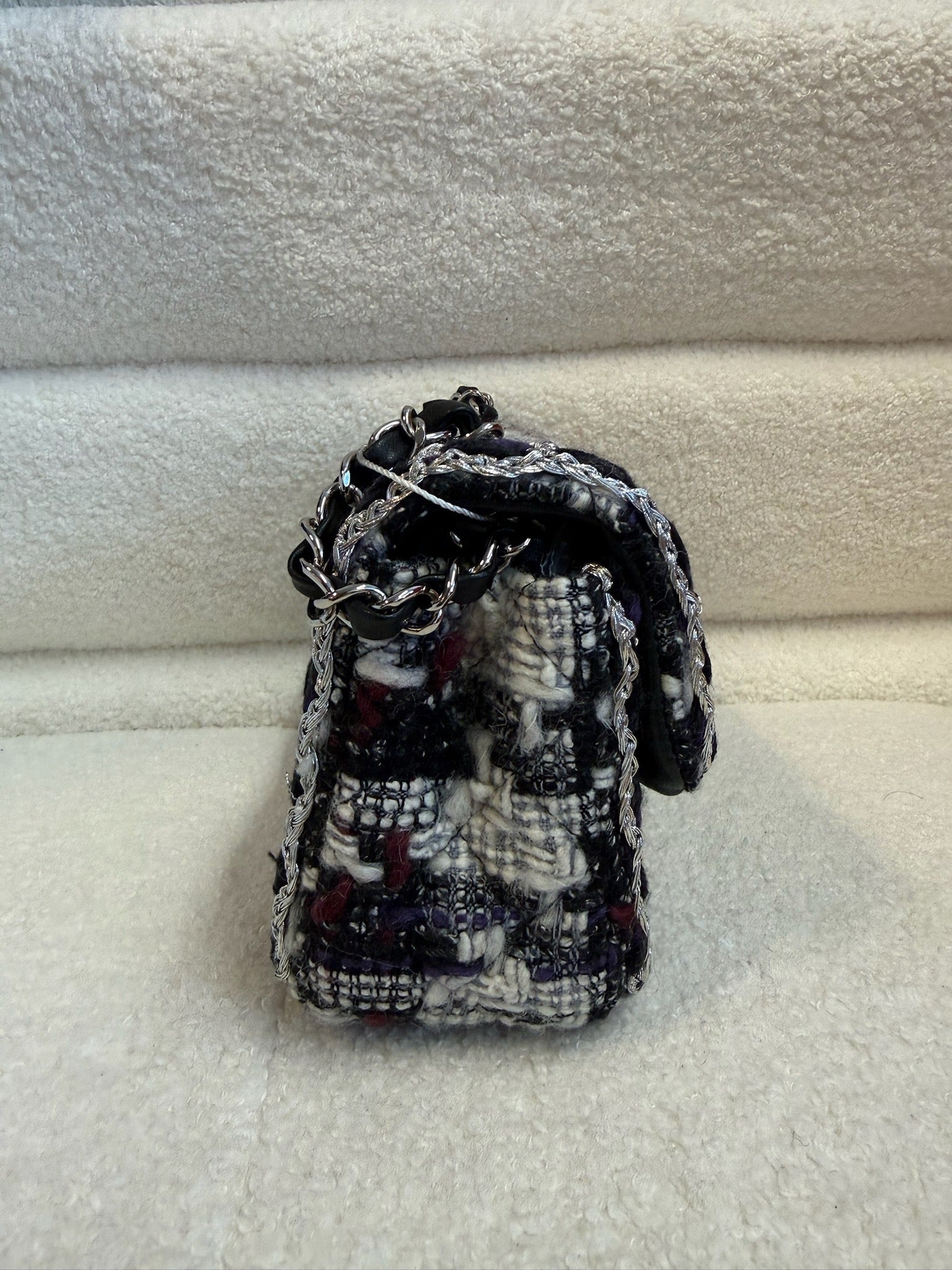Chanel Mini Classic Flap Bag - Tweed Multicolour image 2