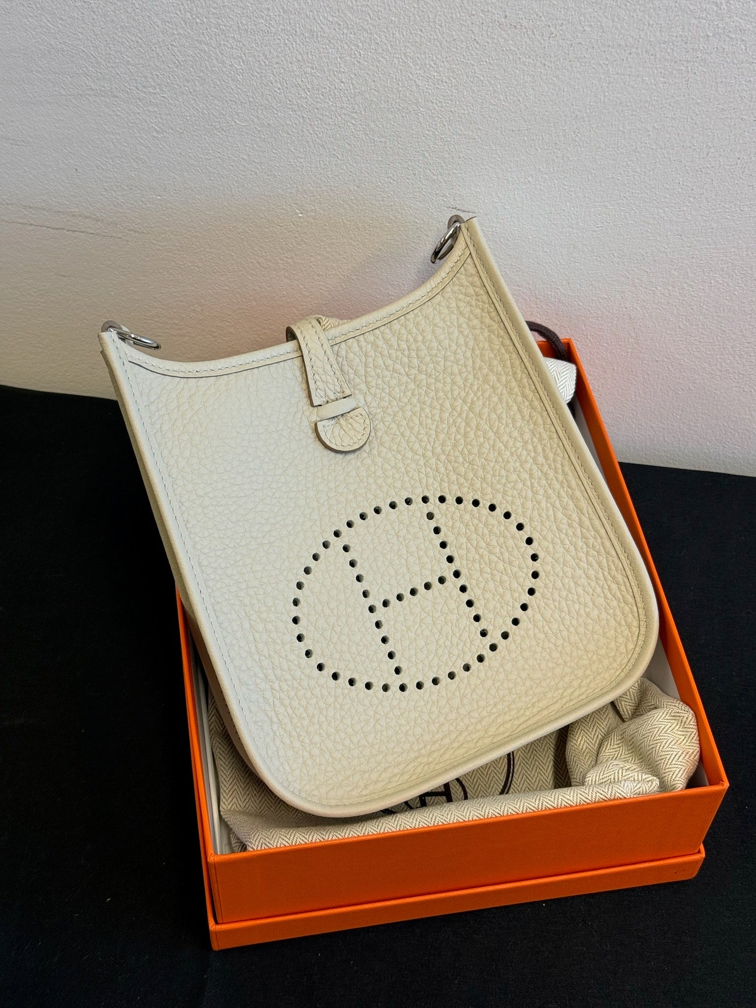 Hermès Evelyne TPM - Craie image 2