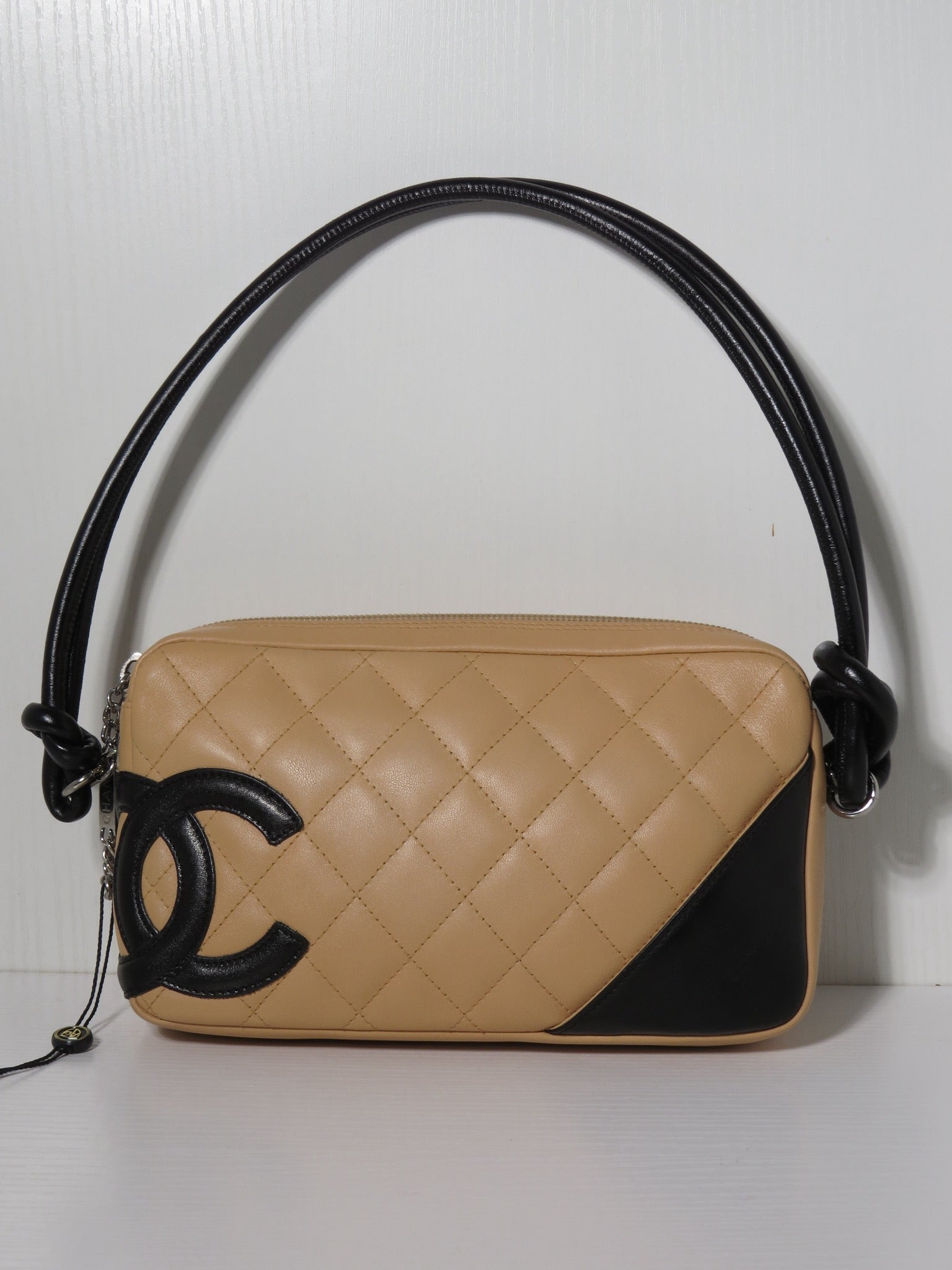 Chanel Cambon Shoulder Bag - Beige & Black image 2