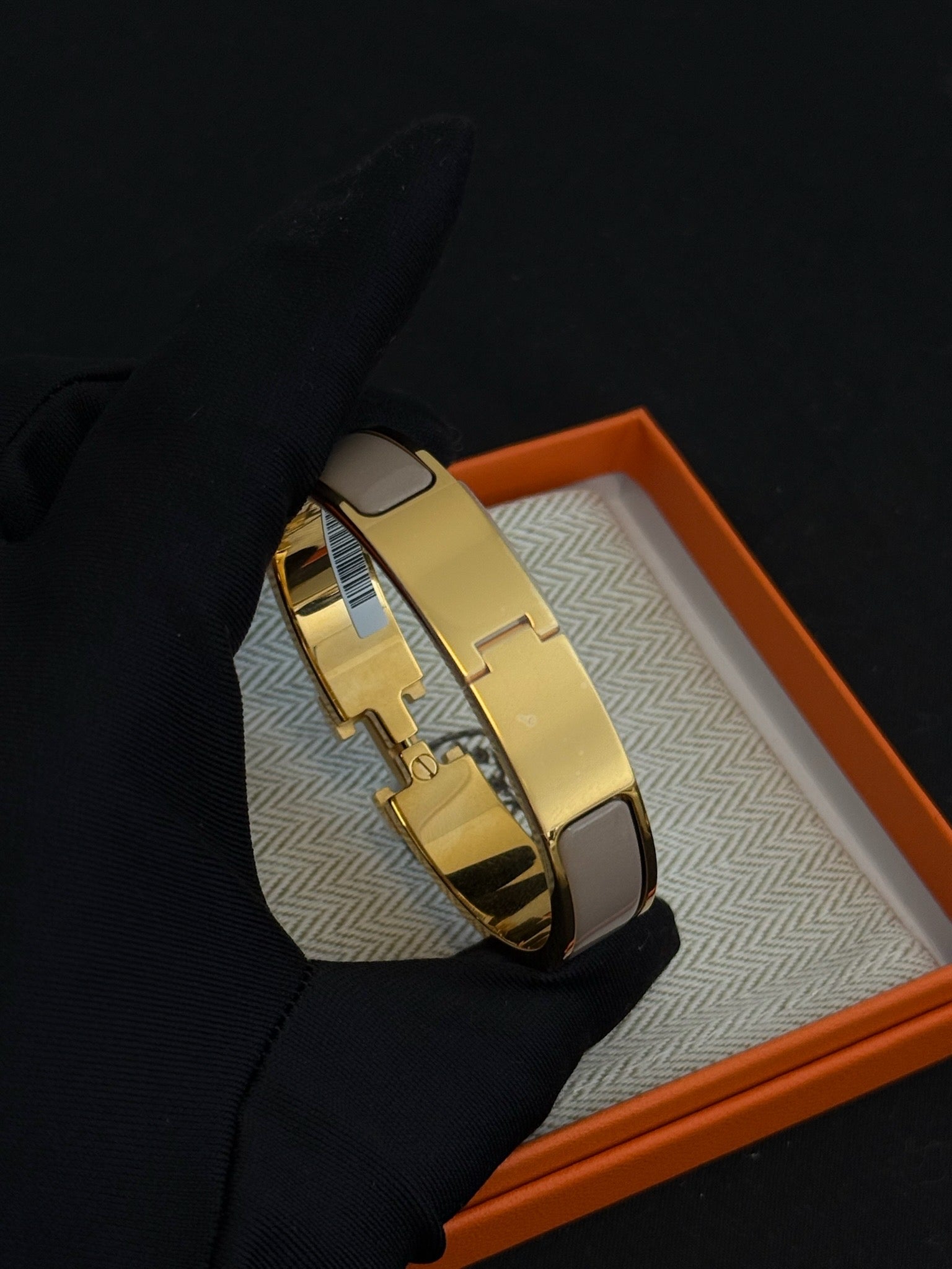 Hermes Clic H Bracelet Grey image 2