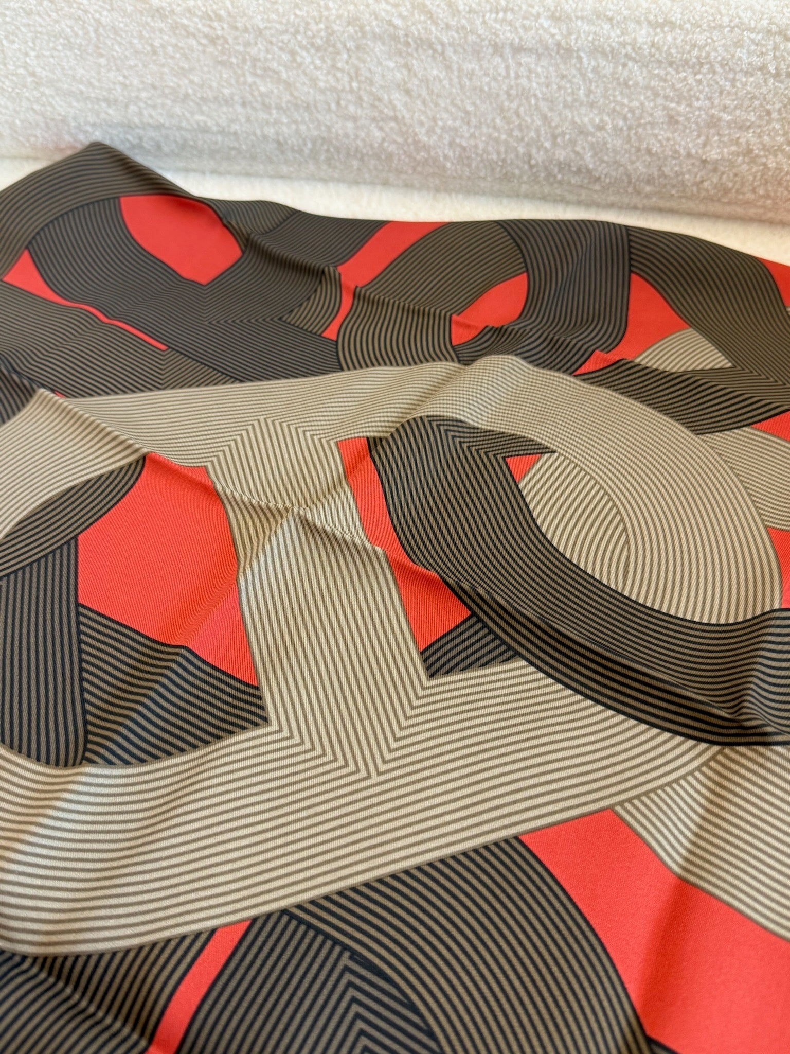 Hermès 70 Silk Scarf Rouge image 3